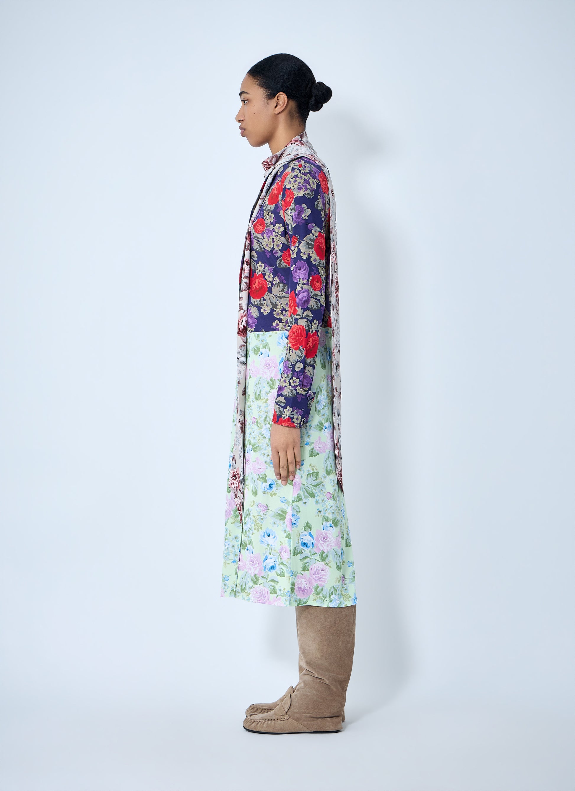 Acne Studios Women Floral Printed Midi Dress ACNE STUDIOS