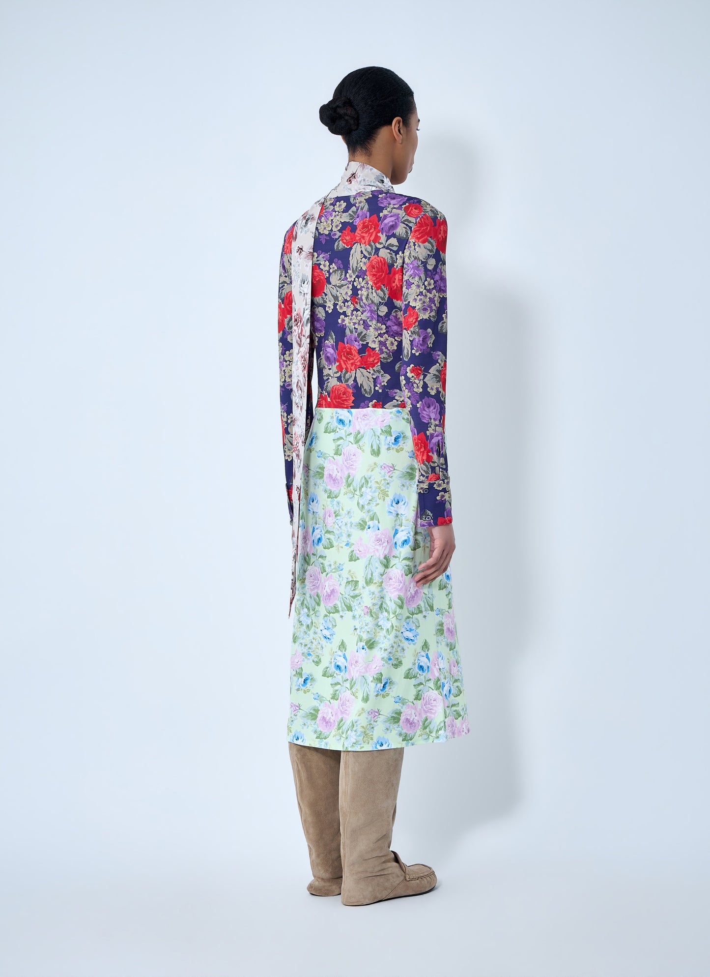 Acne Studios Women Floral Printed Midi Dress ACNE STUDIOS