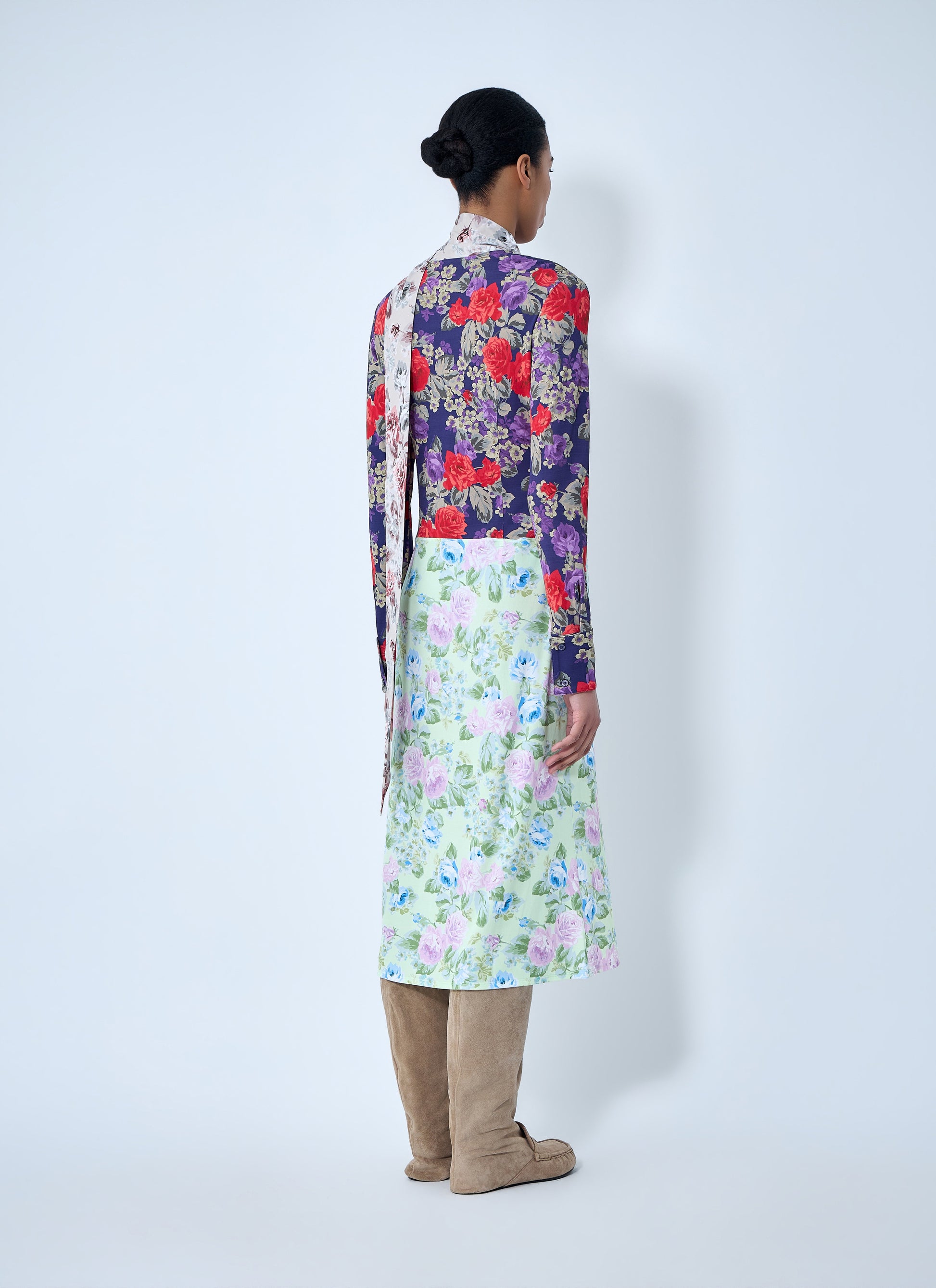 Acne Studios Women Floral Printed Midi Dress ACNE STUDIOS