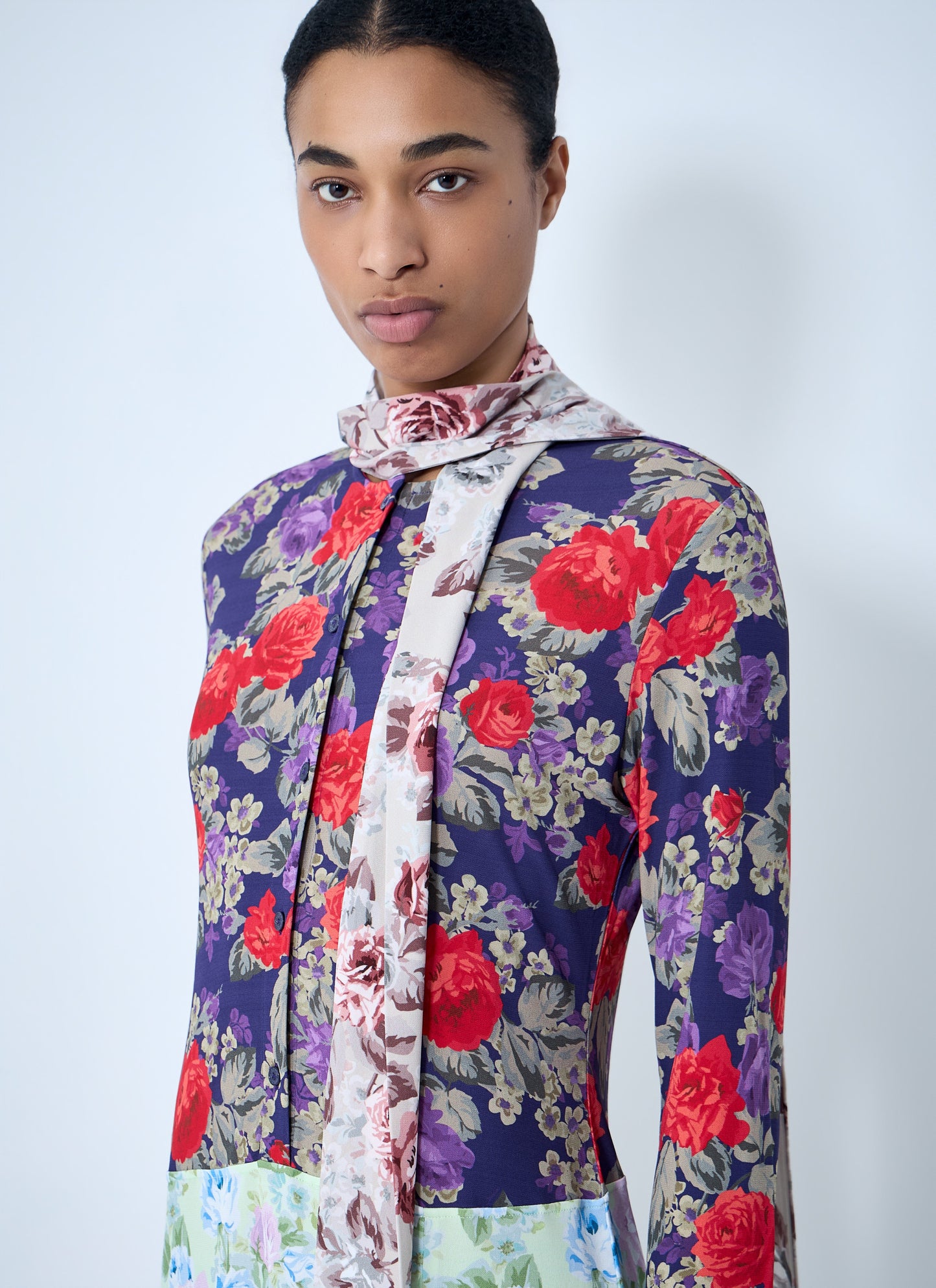 Acne Studios Women Floral Printed Midi Dress ACNE STUDIOS