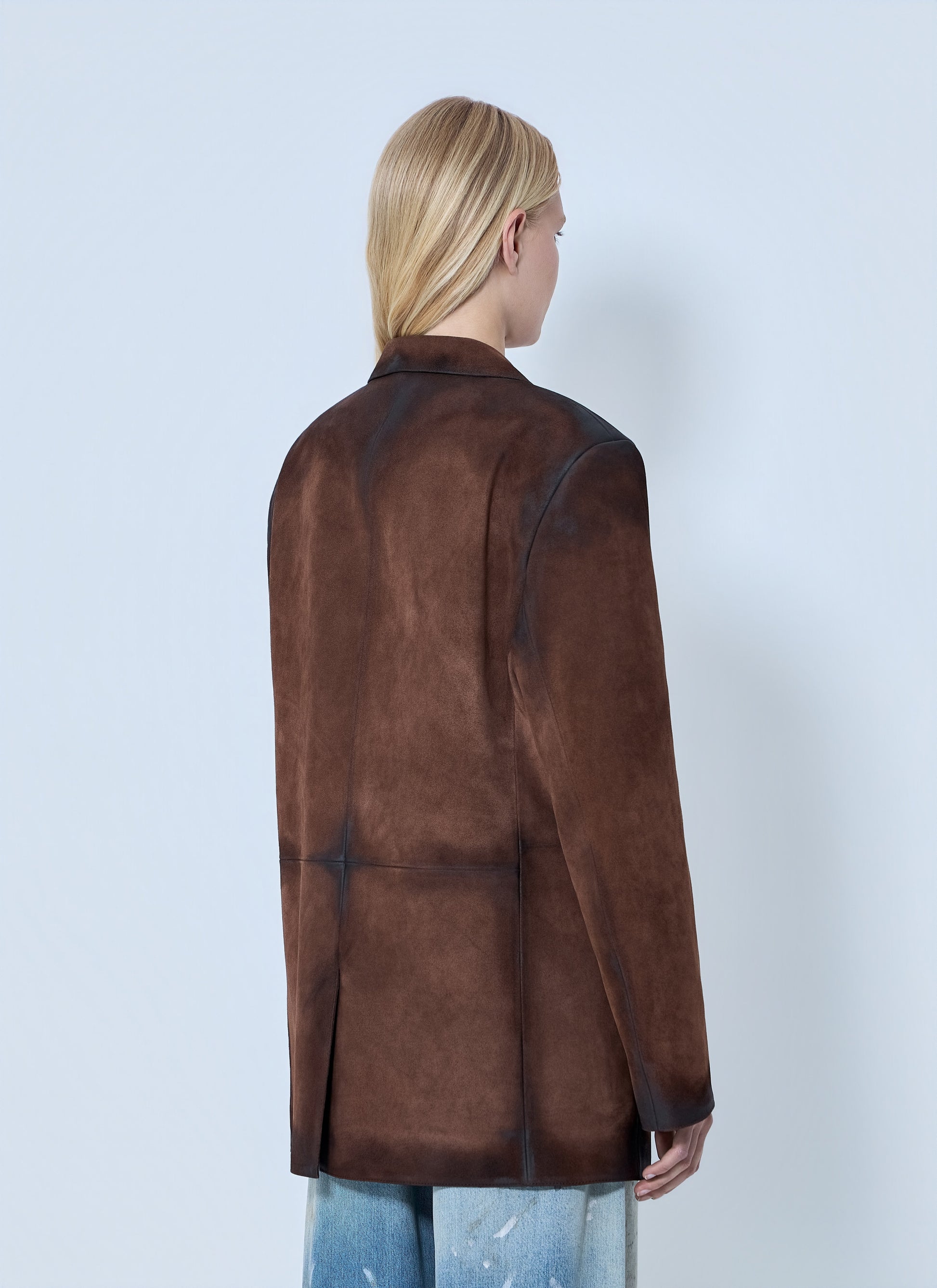 Acne Studios Women Distressed Suede Blazer ACNE STUDIOS