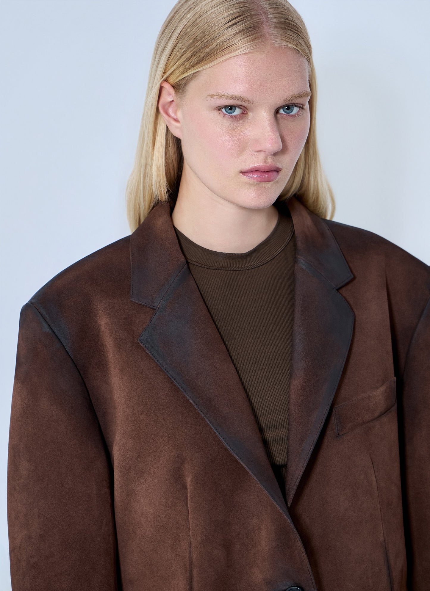 Acne Studios Women Distressed Suede Blazer ACNE STUDIOS
