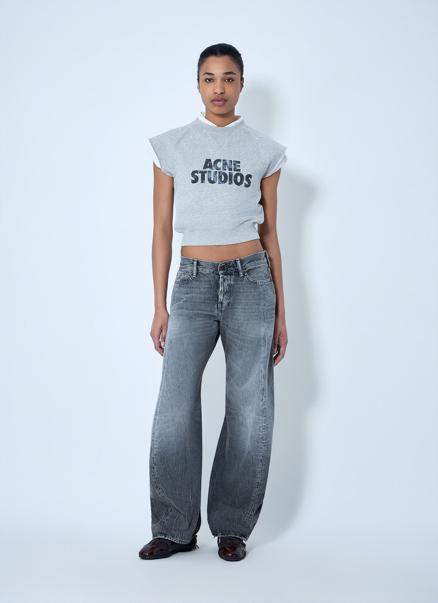 Acne Studios Women Sleeveless Logo Sweatshirt ACNE STUDIOS