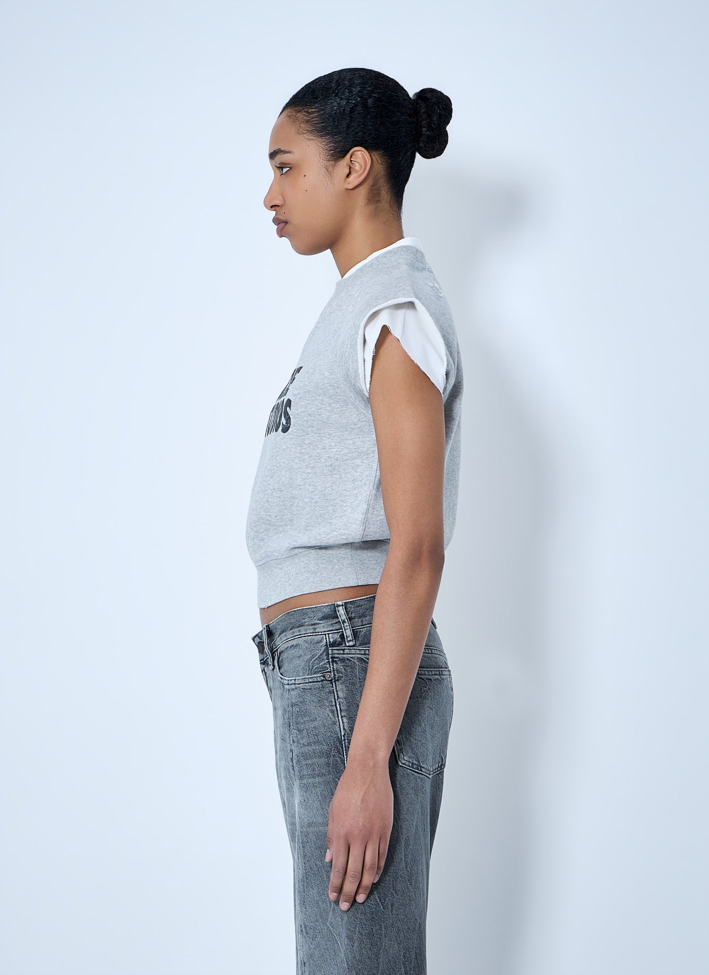 Acne Studios Women Sleeveless Logo Sweatshirt ACNE STUDIOS