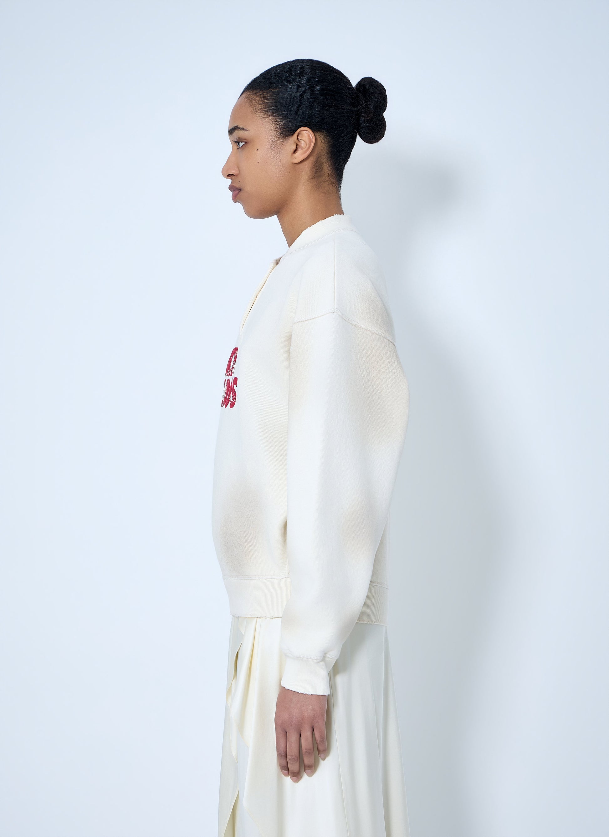 Acne Studios Women Logo Embroidered Sweatshirt ACNE STUDIOS
