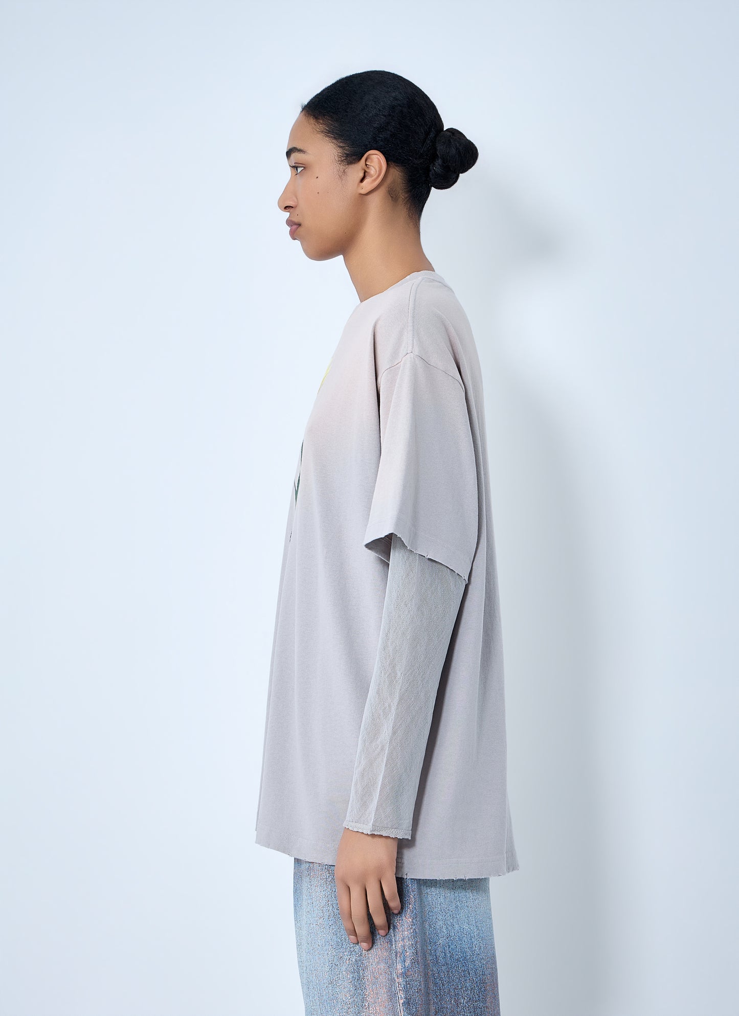 Acne Studios Women Layered Graphic T-Shirt ACNE STUDIOS
