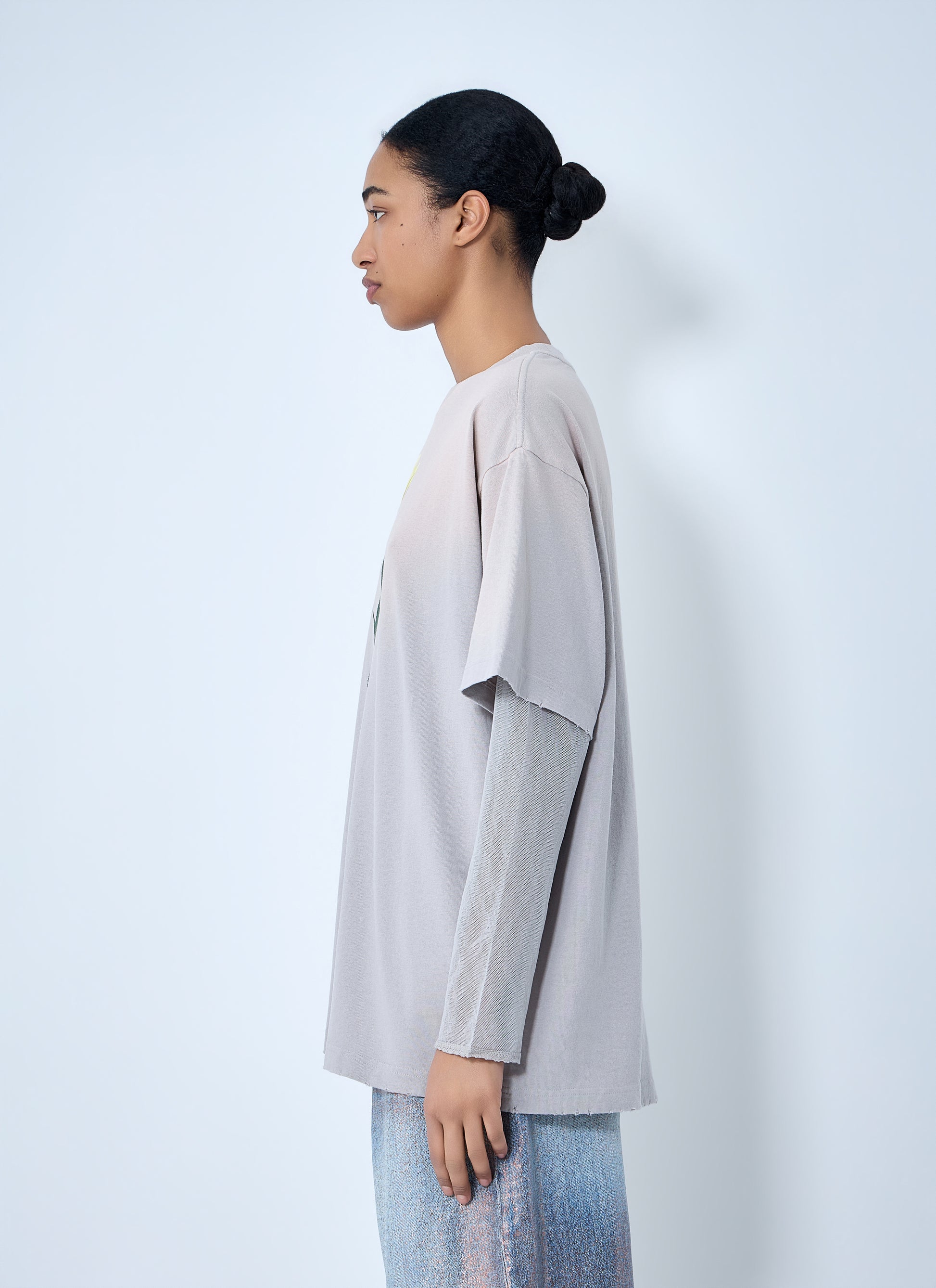 Acne Studios Women Layered Graphic T-Shirt ACNE STUDIOS