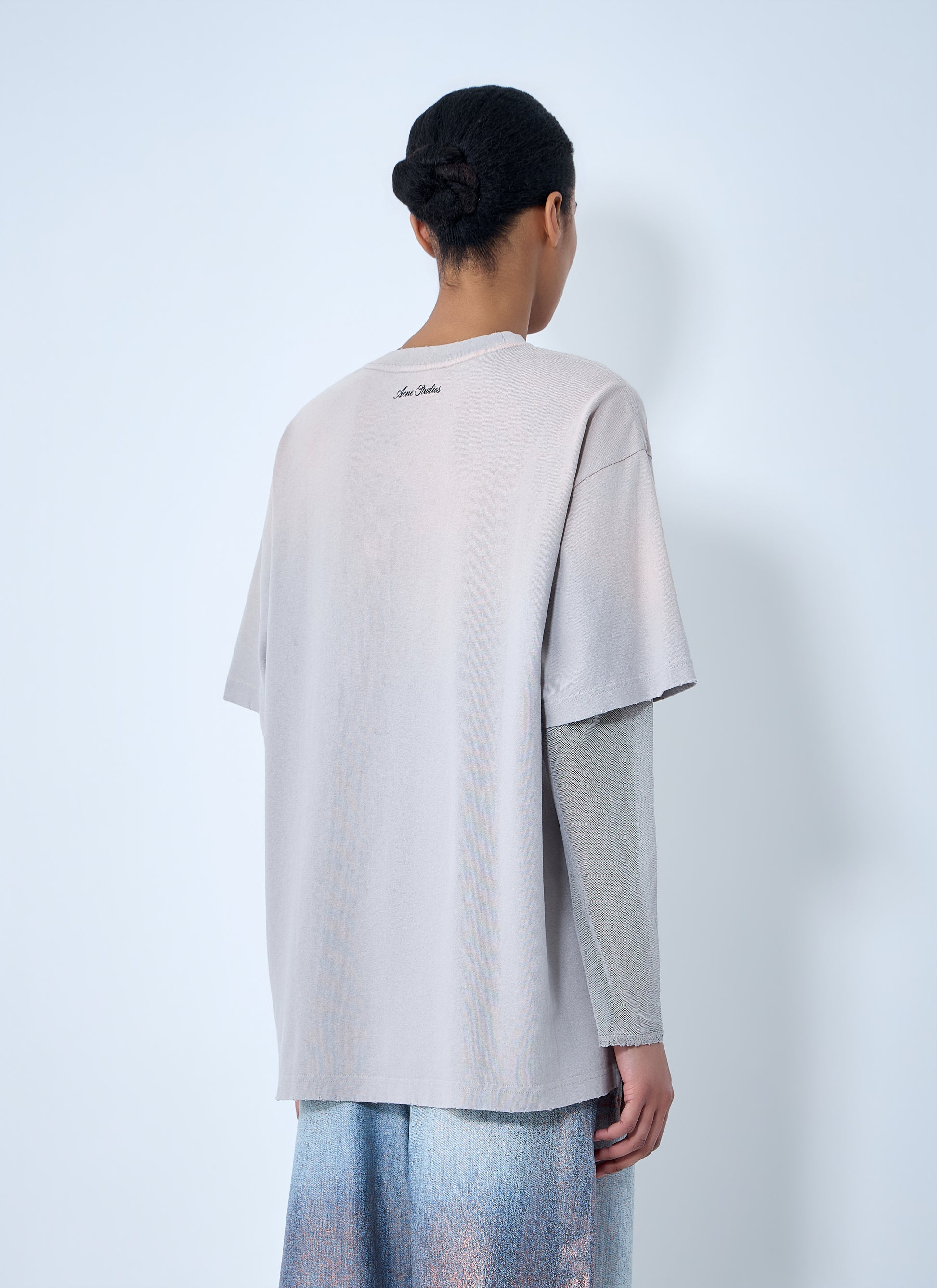 Acne Studios Women Layered Graphic T-Shirt ACNE STUDIOS