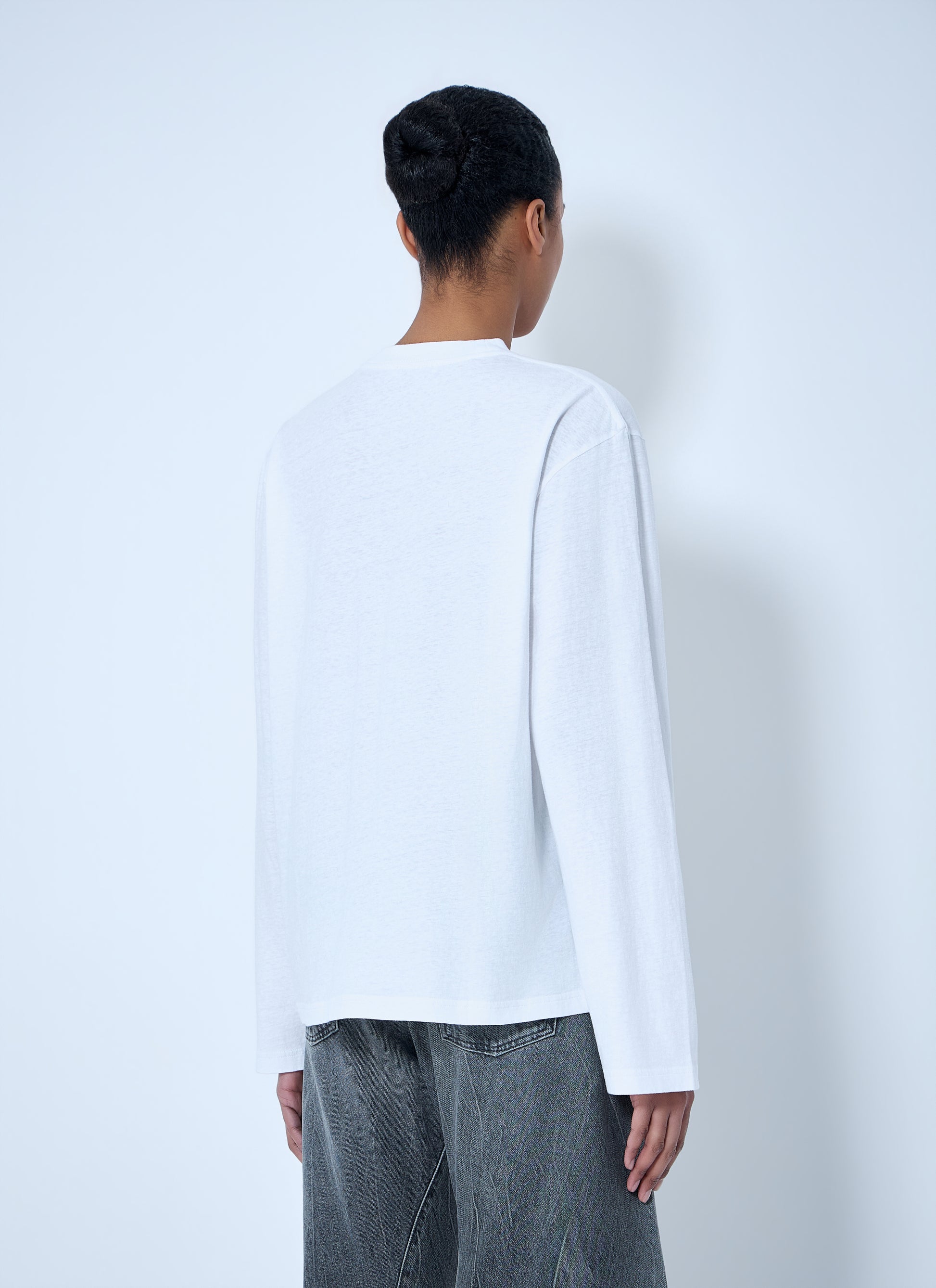 Acne Studios Women Graphic Print Long Sleeve T-Shirt ACNE STUDIOS