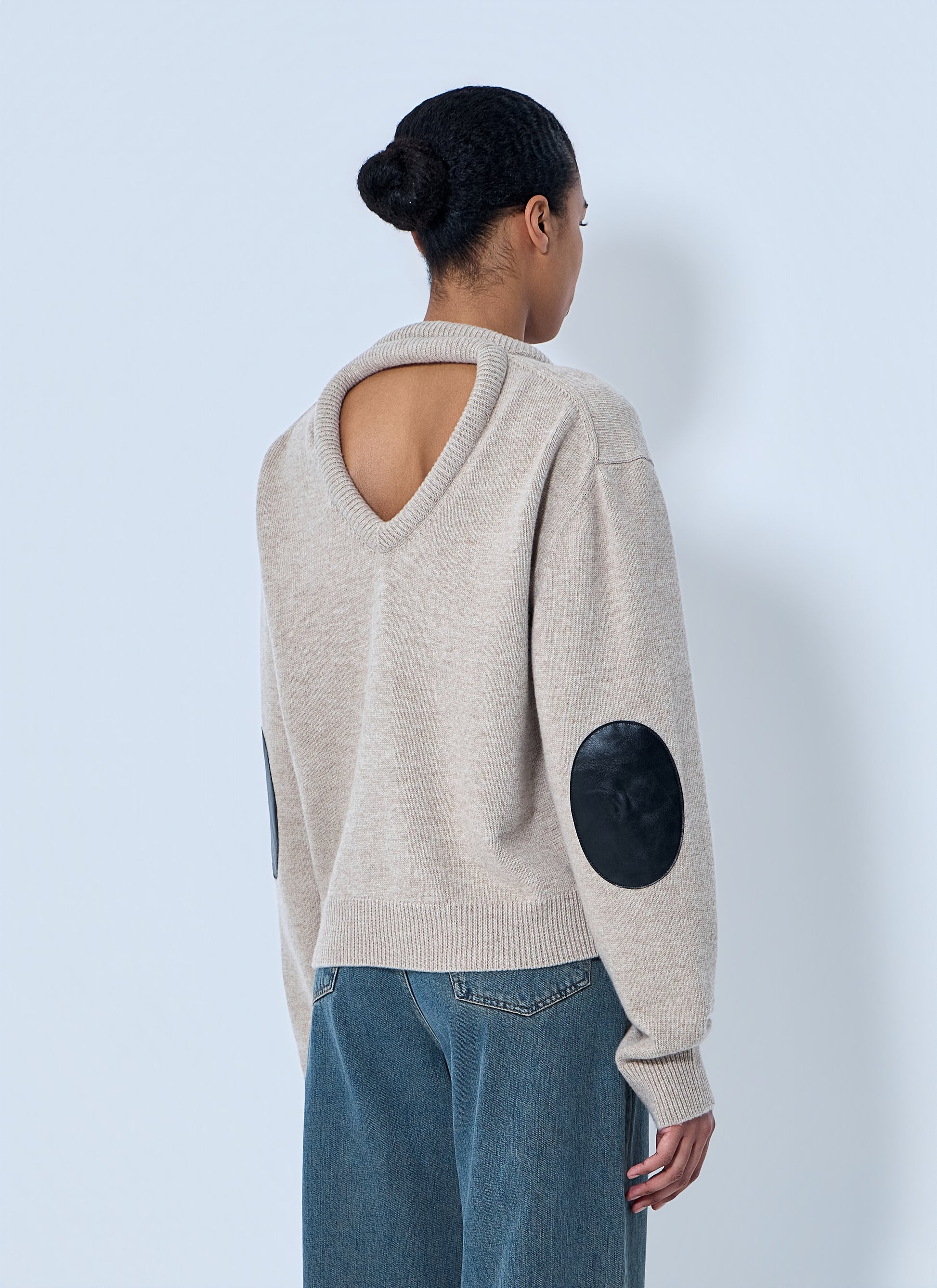 Acne Studios Women Open Back Wool Knit ACNE STUDIOS