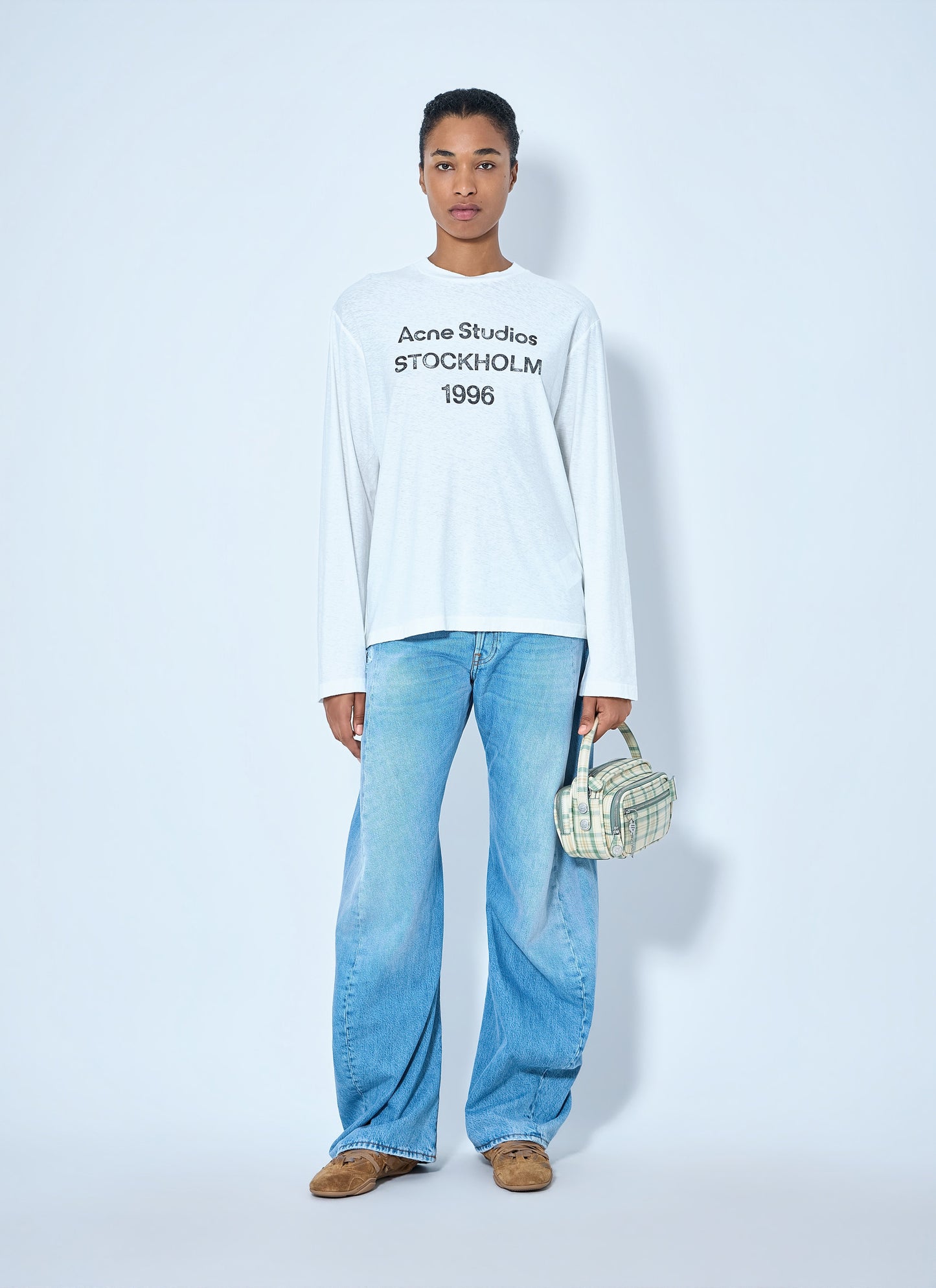 Acne Studios Women 2006F Distressed Wide Leg Jeans ACNE STUDIOS