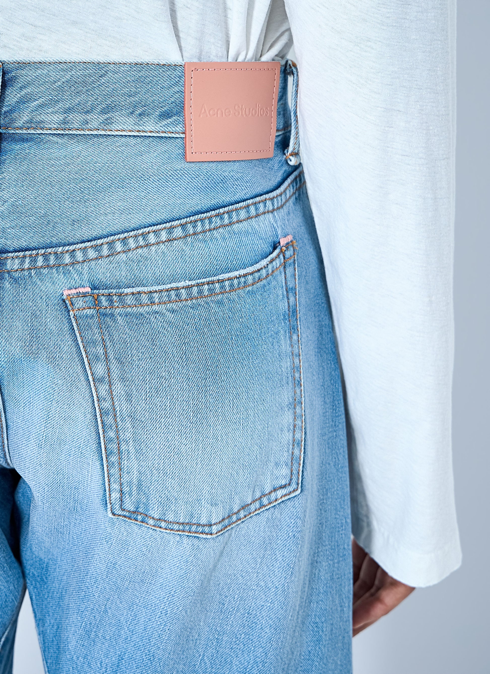 Acne Studios Women 2006F Distressed Wide Leg Jeans ACNE STUDIOS