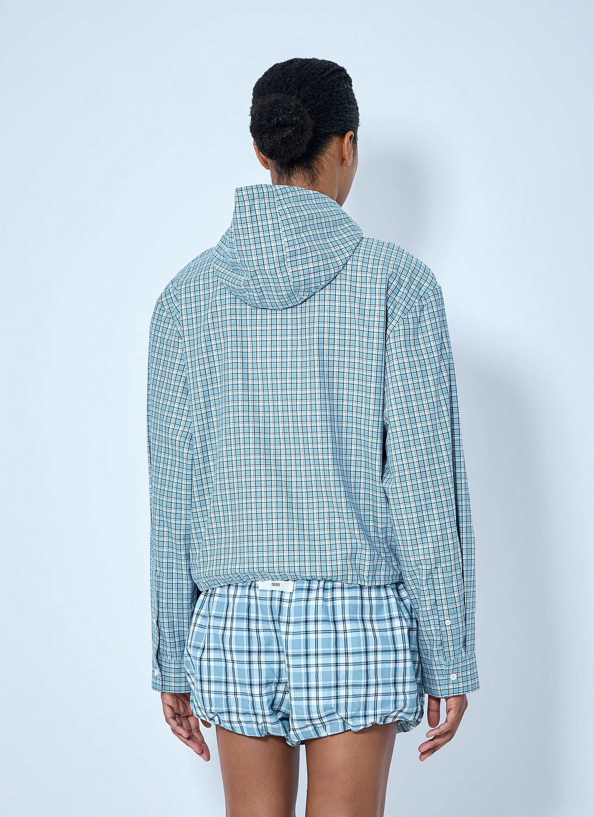 Acne Studios Women Hooded Check Jacket ACNE STUDIOS