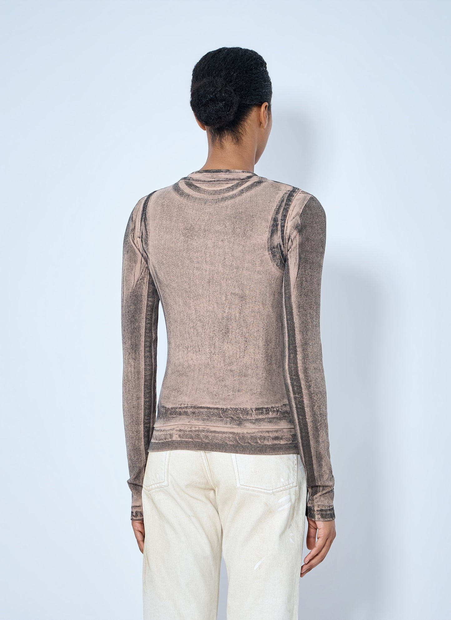 Acne Studios Women Long Sleeve Logo Top ACNE STUDIOS