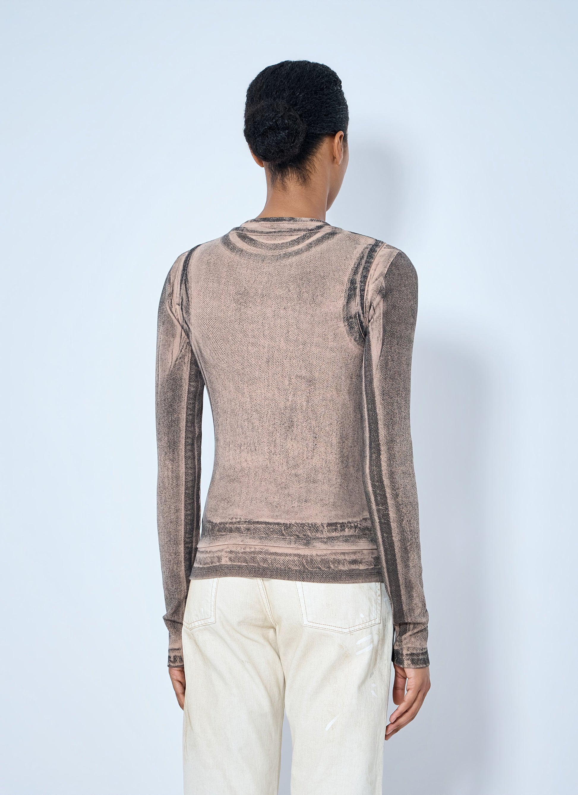 Acne Studios Women Long Sleeve Logo Top ACNE STUDIOS