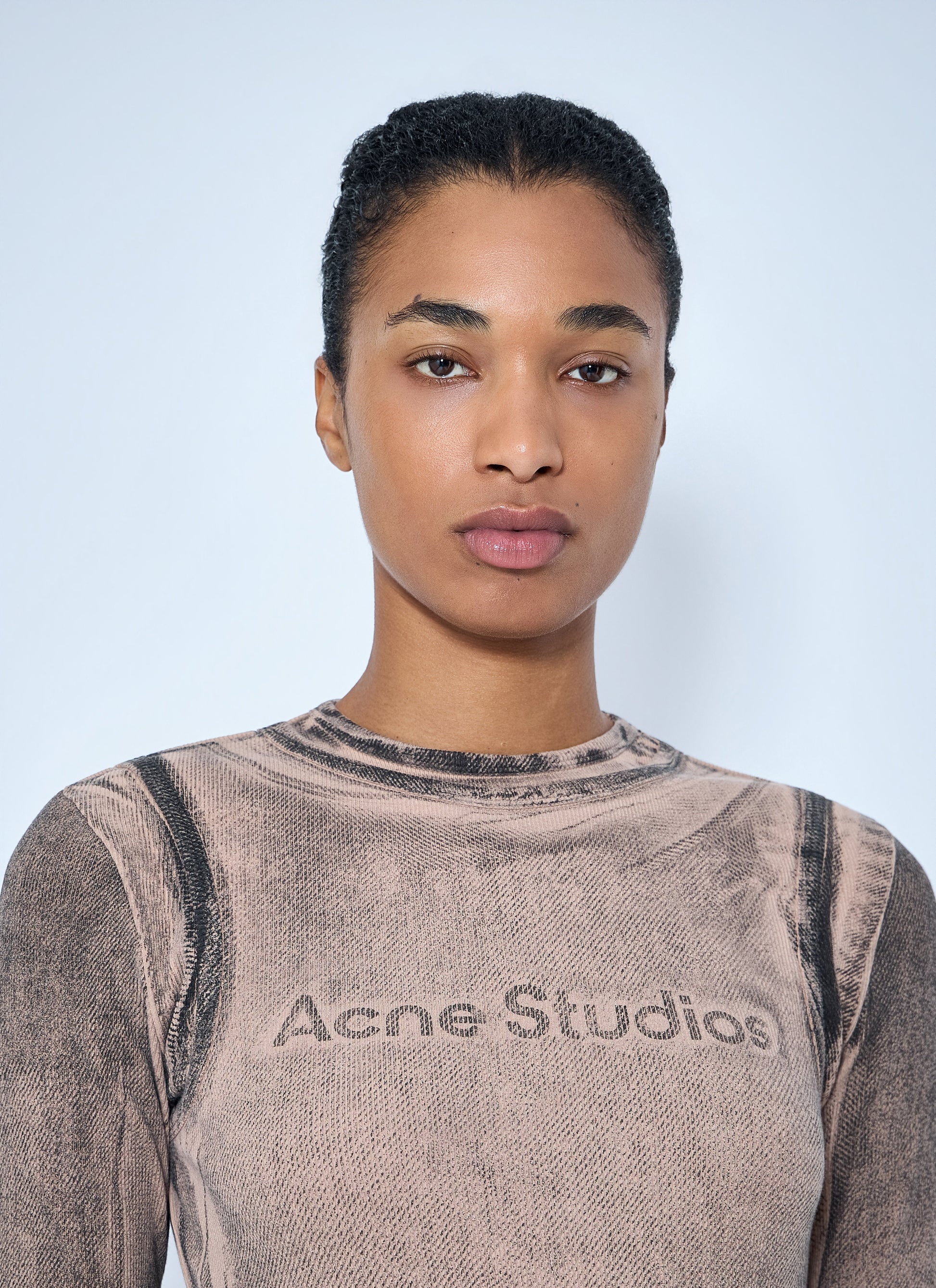 Acne Studios Women Long Sleeve Logo Top ACNE STUDIOS