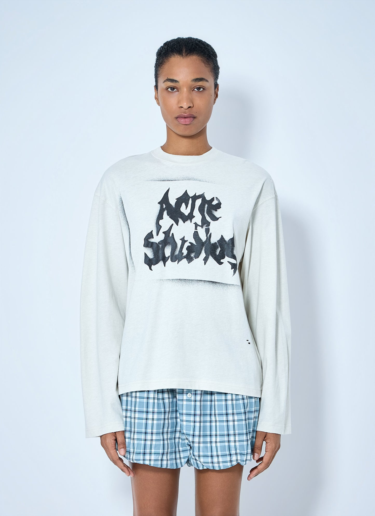 Acne Studios Women Gothic Logo T-Shirt ACNE STUDIOS