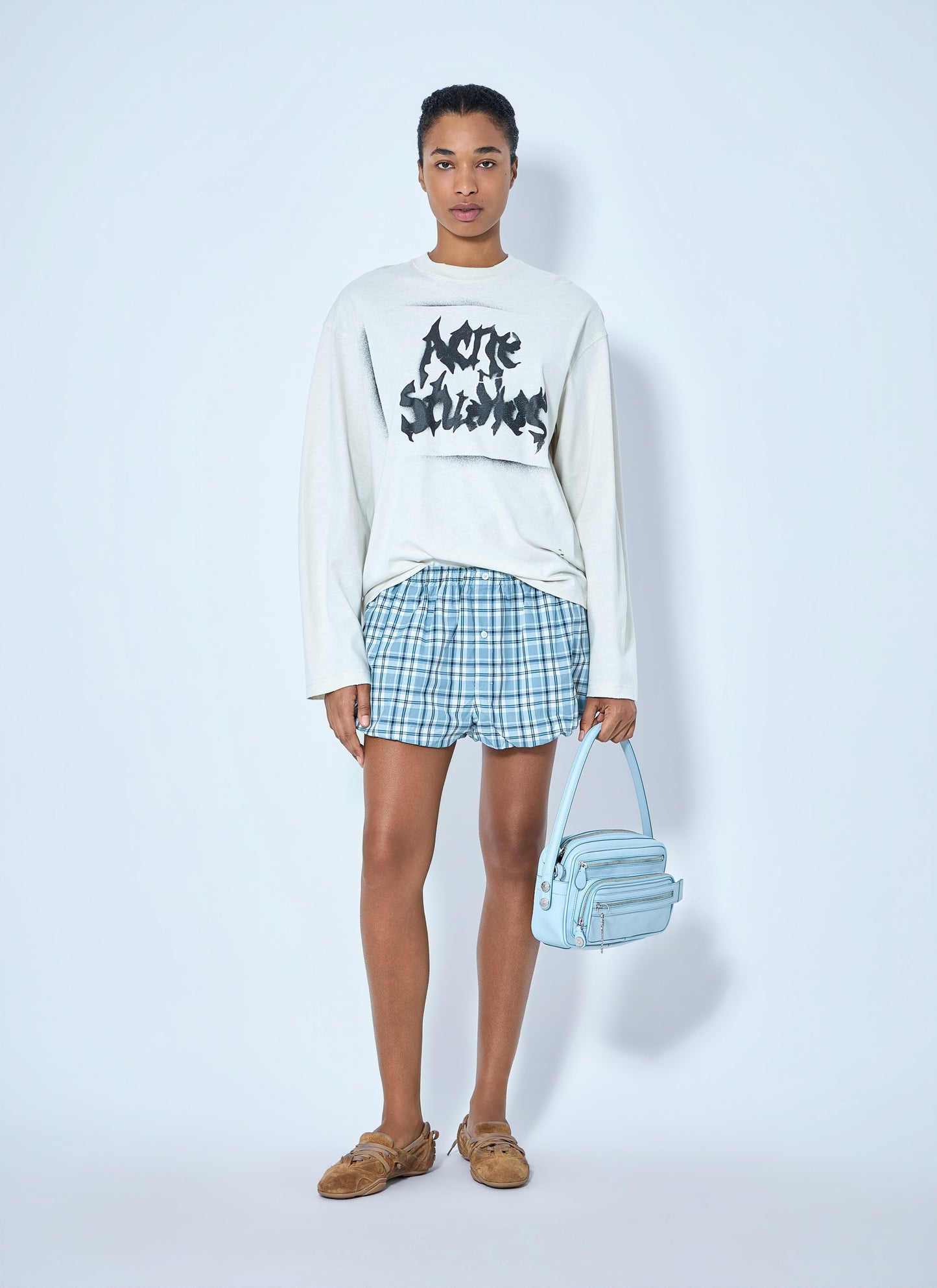 Acne Studios Women Gothic Logo T-Shirt ACNE STUDIOS