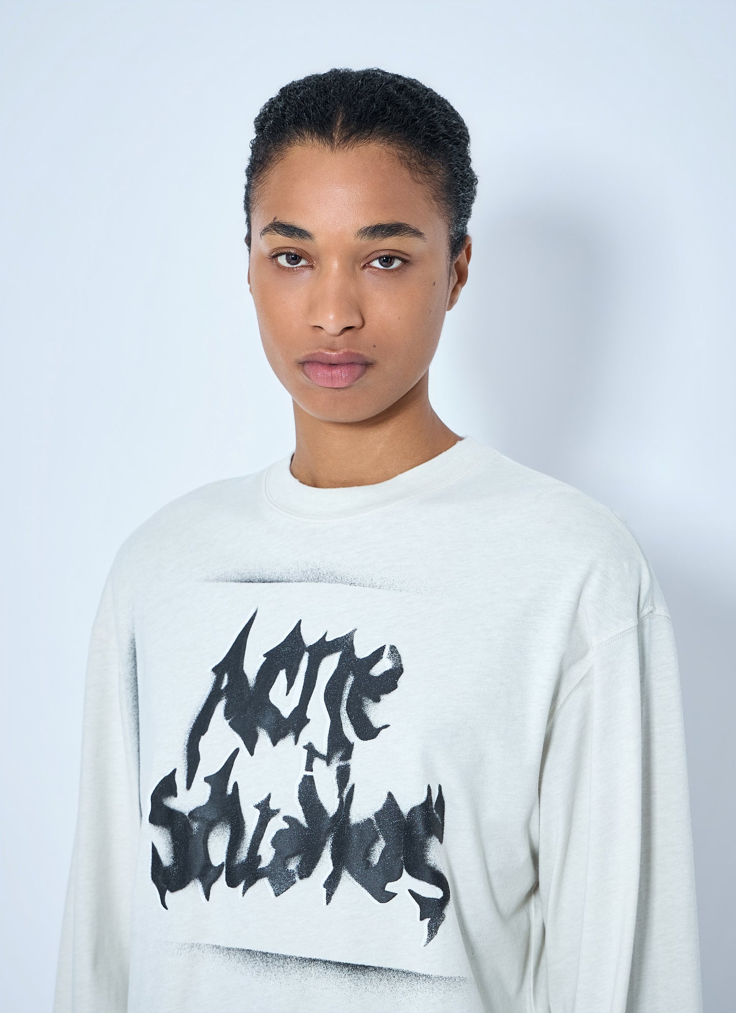 Acne Studios Women Gothic Logo T-Shirt ACNE STUDIOS
