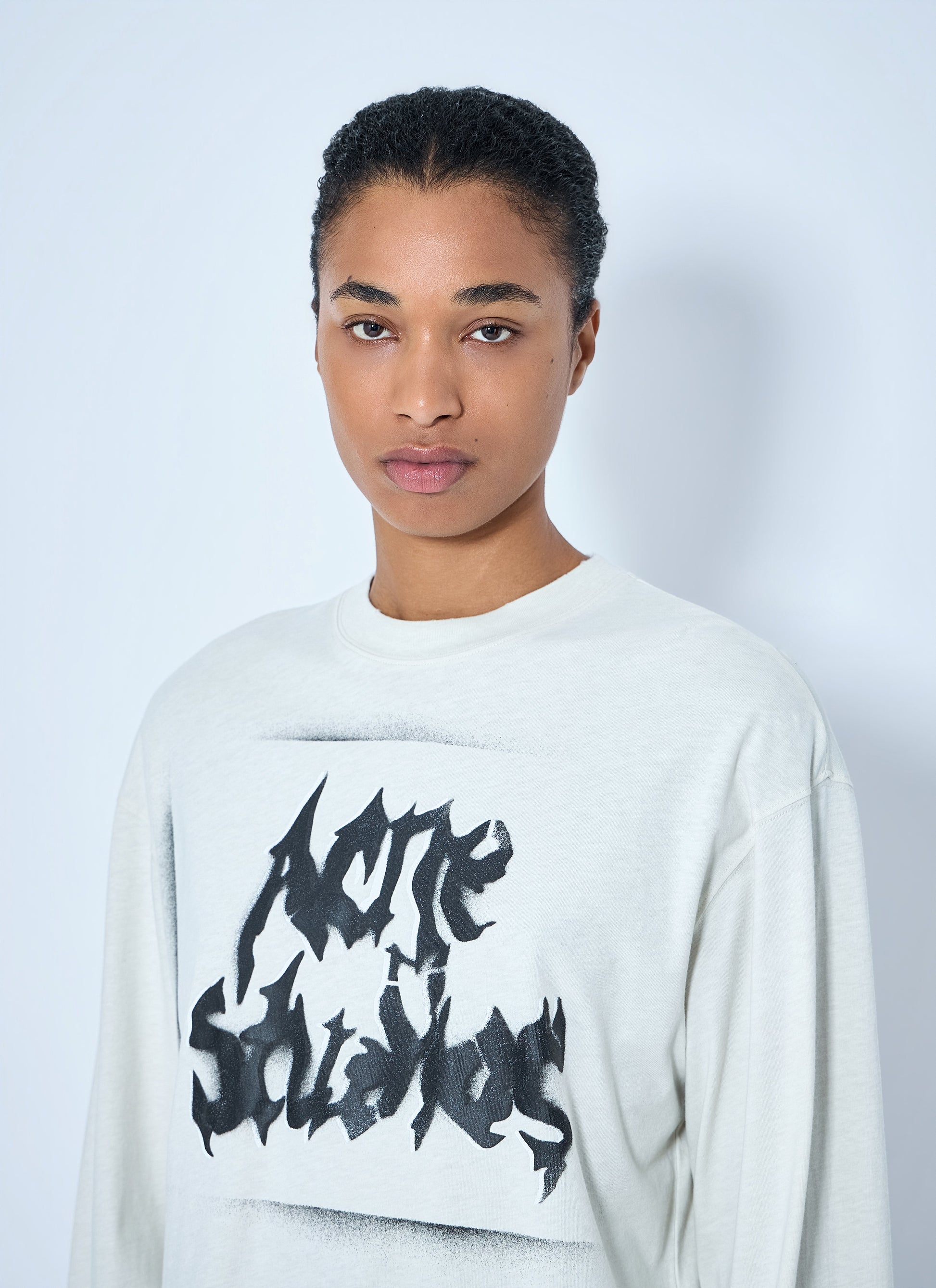 Acne Studios Women Gothic Logo T-Shirt ACNE STUDIOS