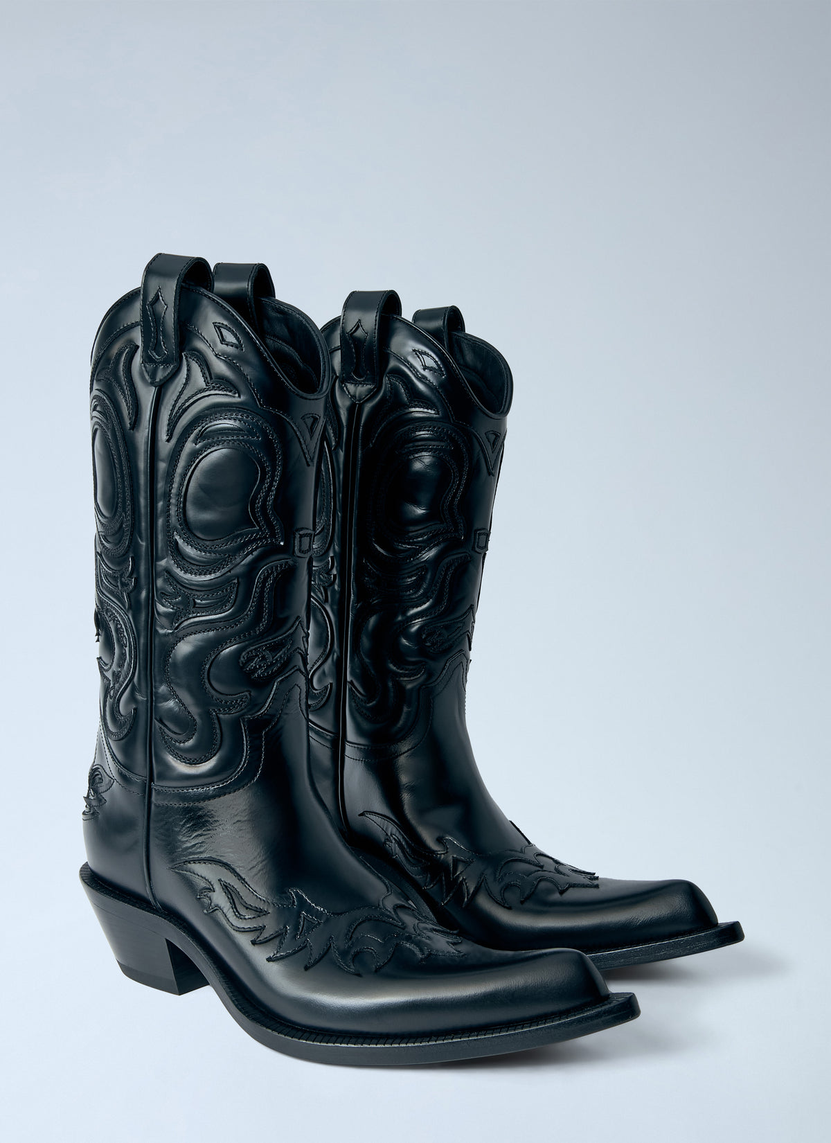 Acne Studios Women Western Leather Boots ACNE STUDIOS