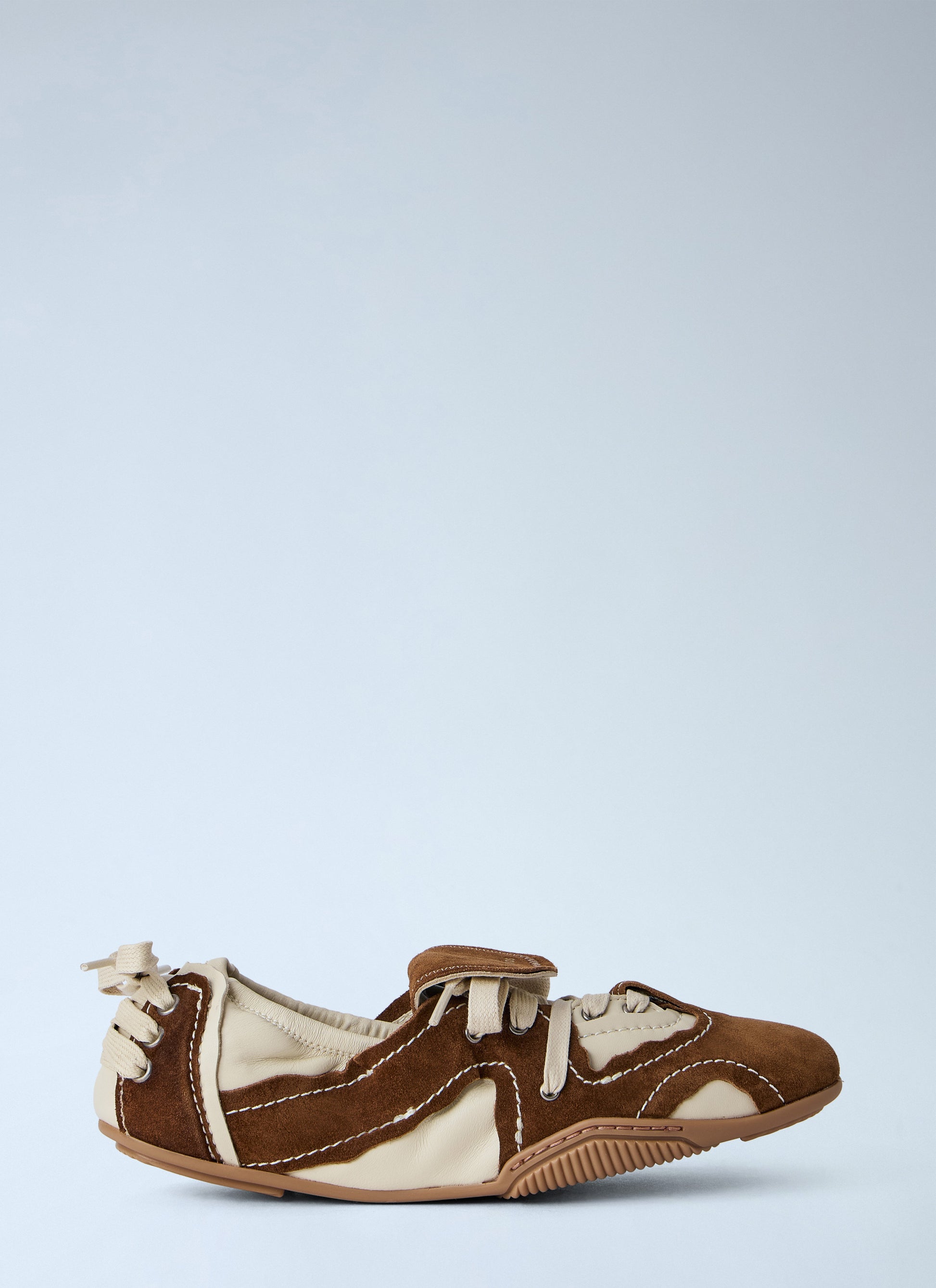 Acne Studios Women Suede Overlays Ballerina Sneakers ACNE STUDIOS