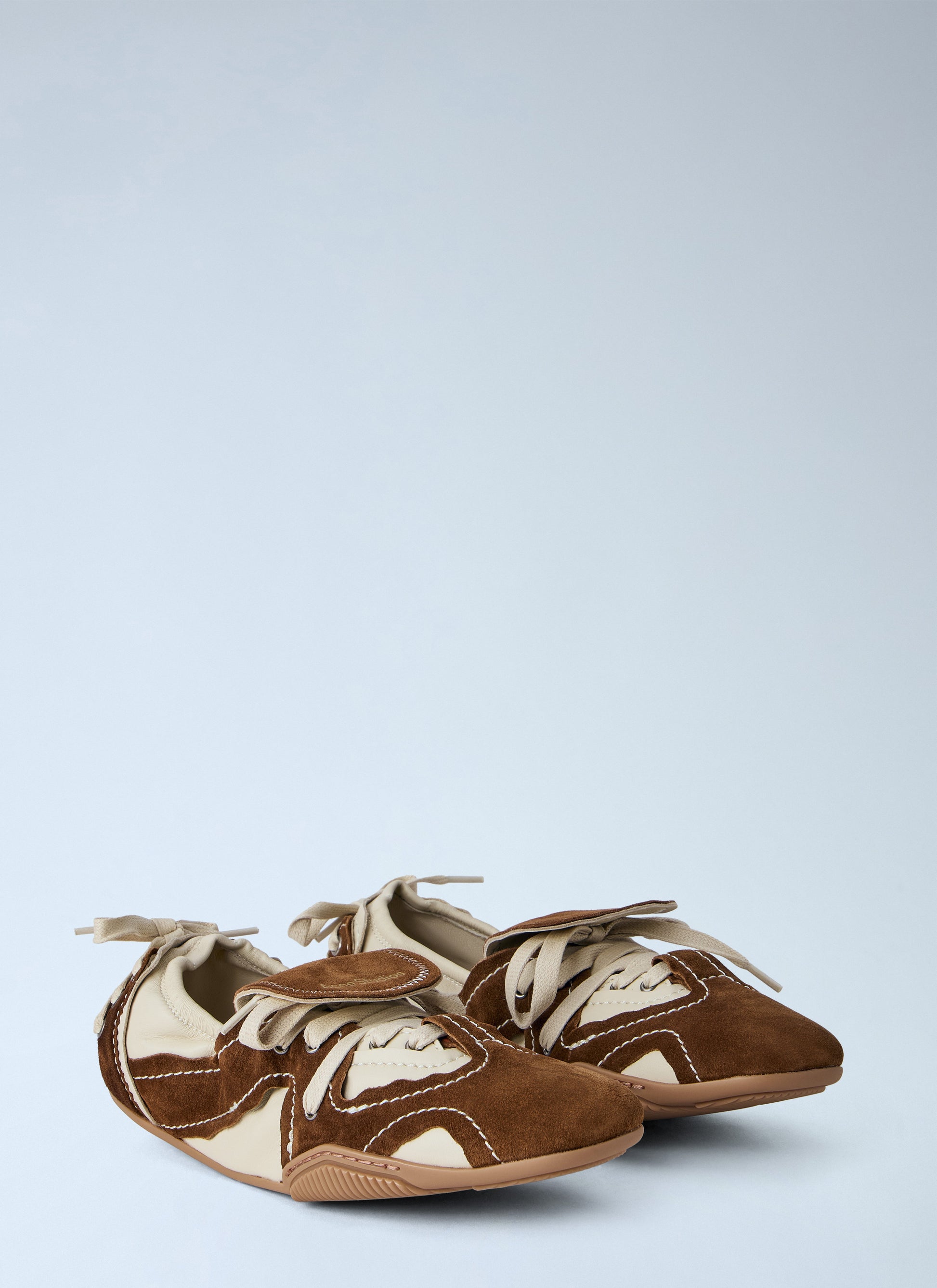 Acne Studios Women Suede Overlays Ballerina Sneakers ACNE STUDIOS