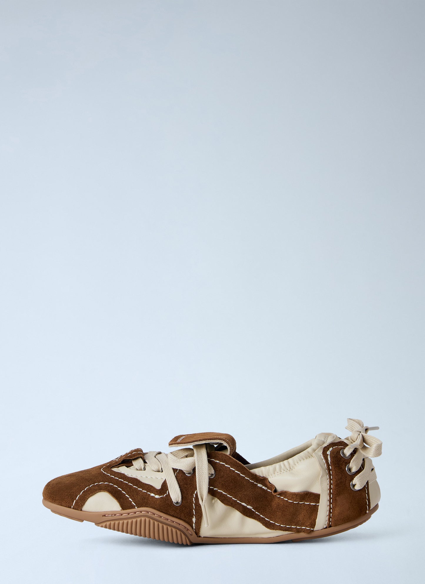 Acne Studios Women Suede Overlays Ballerina Sneakers ACNE STUDIOS