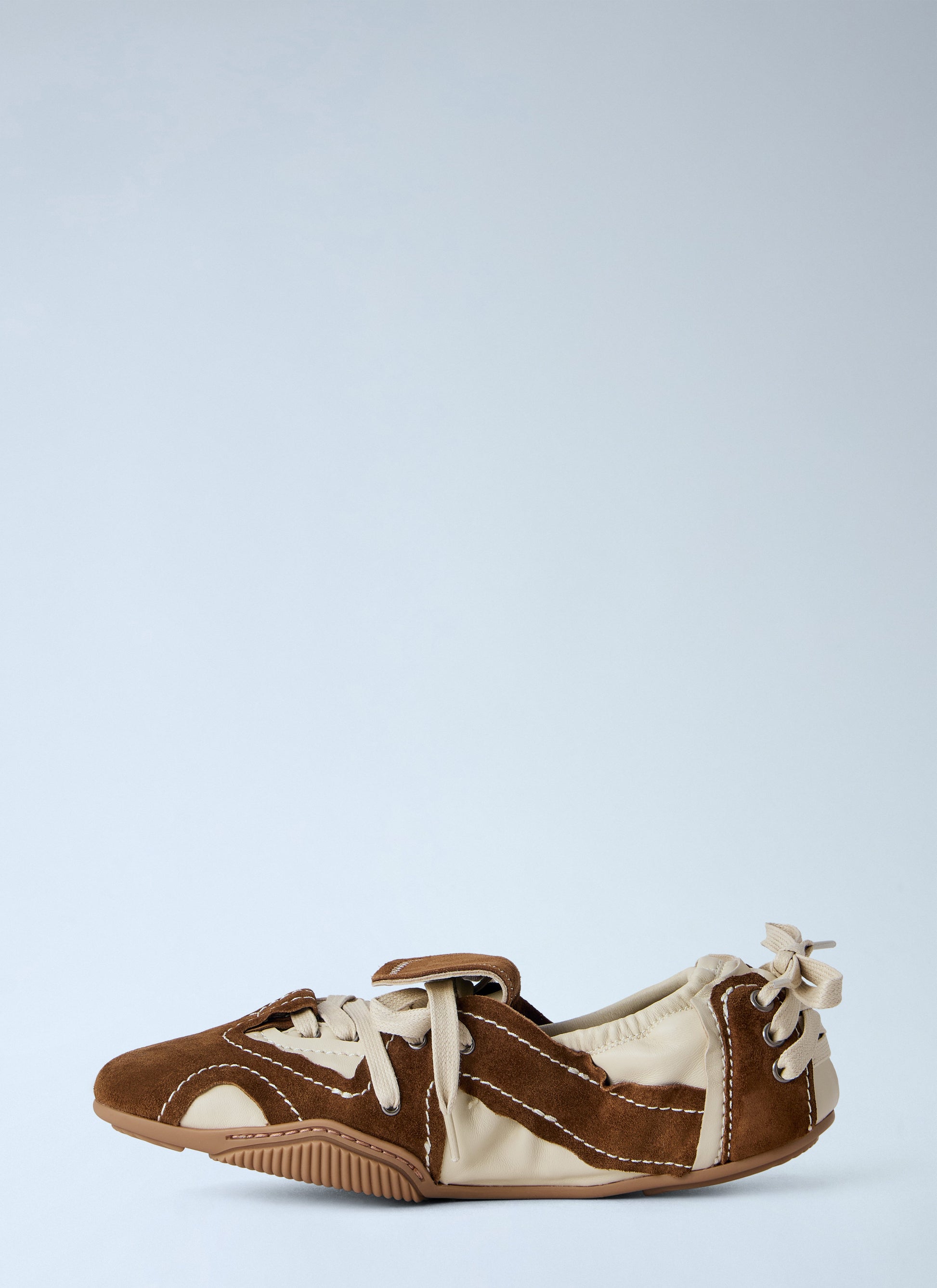 Acne Studios Women Suede Overlays Ballerina Sneakers ACNE STUDIOS