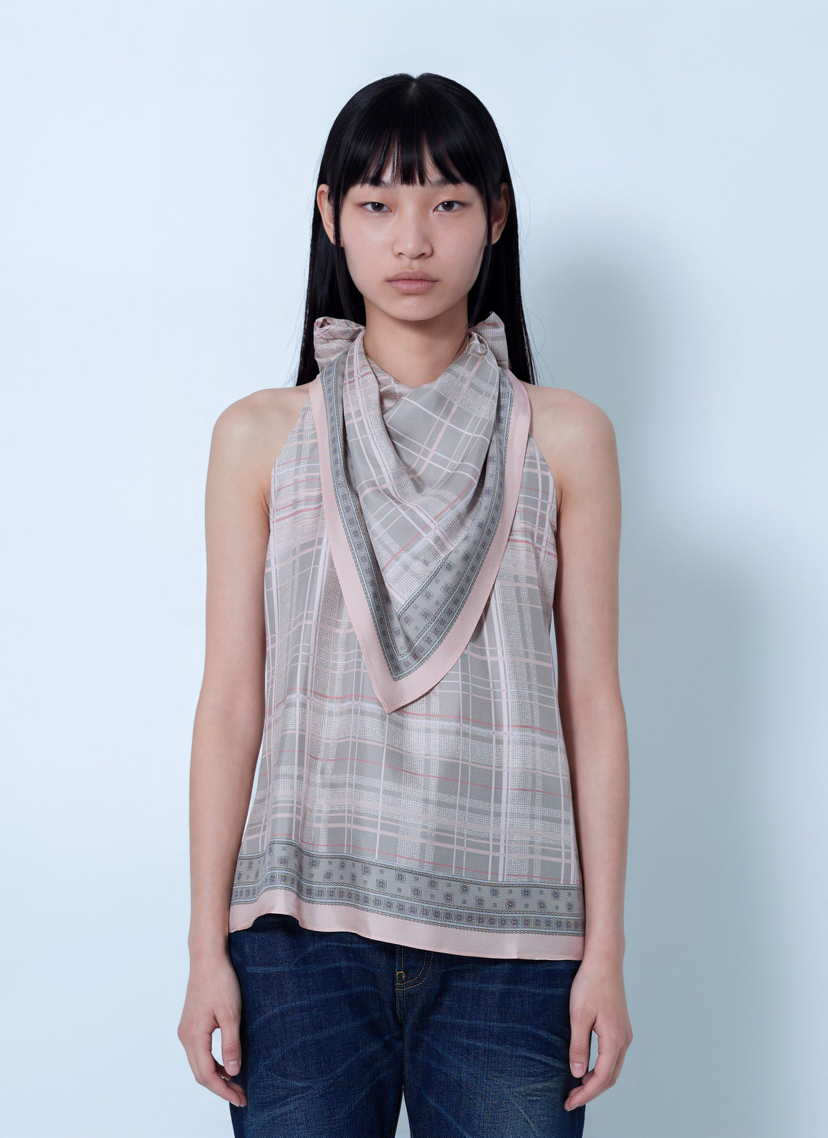 Acne Studios Women Silk Blouse With Scarf ACNE STUDIOS