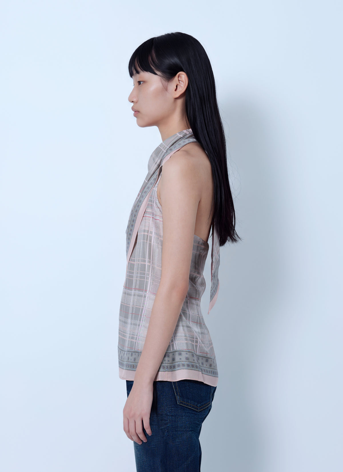 Acne Studios Women Silk Blouse With Scarf ACNE STUDIOS