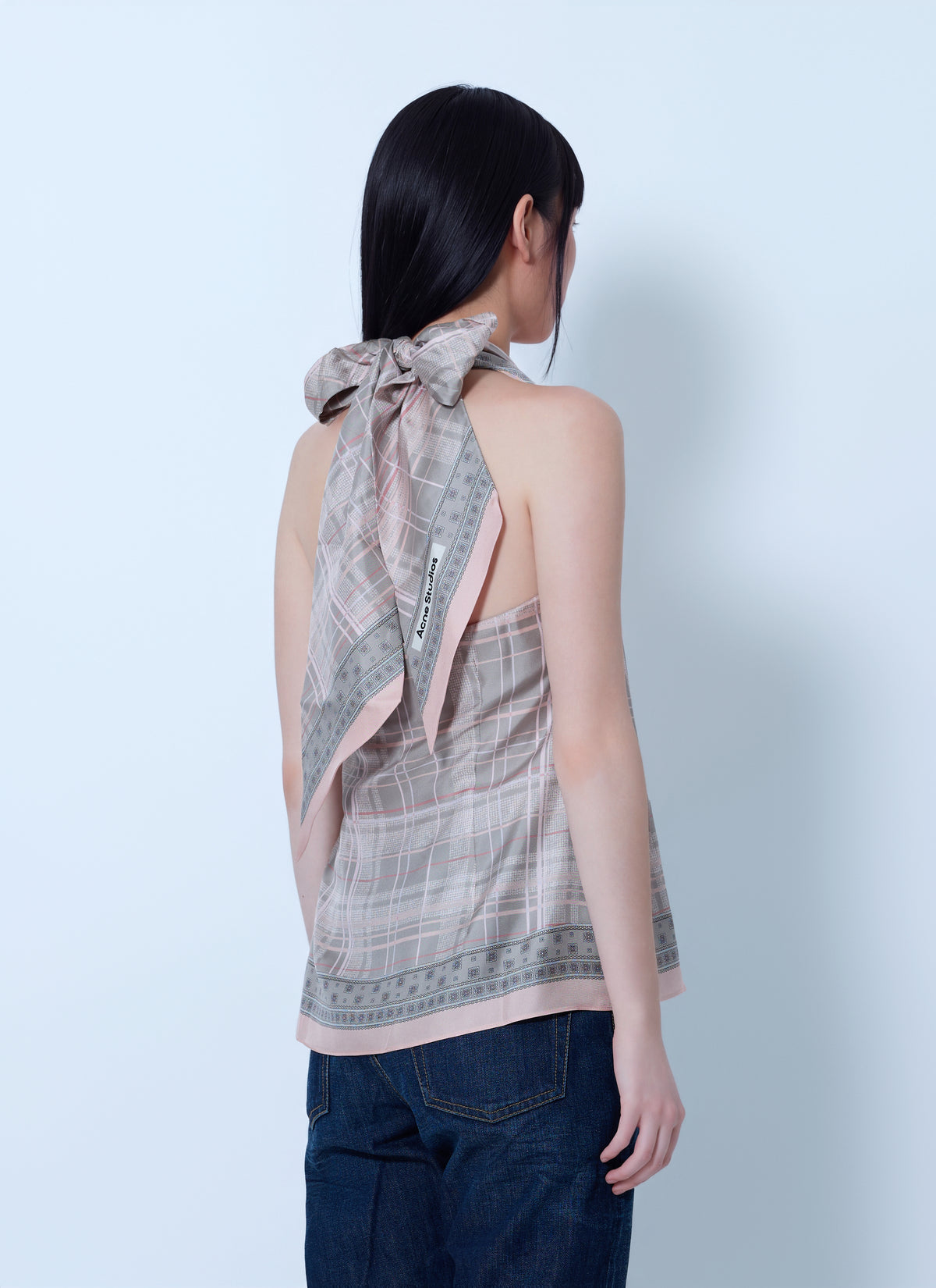 Acne Studios Women Silk Blouse With Scarf ACNE STUDIOS