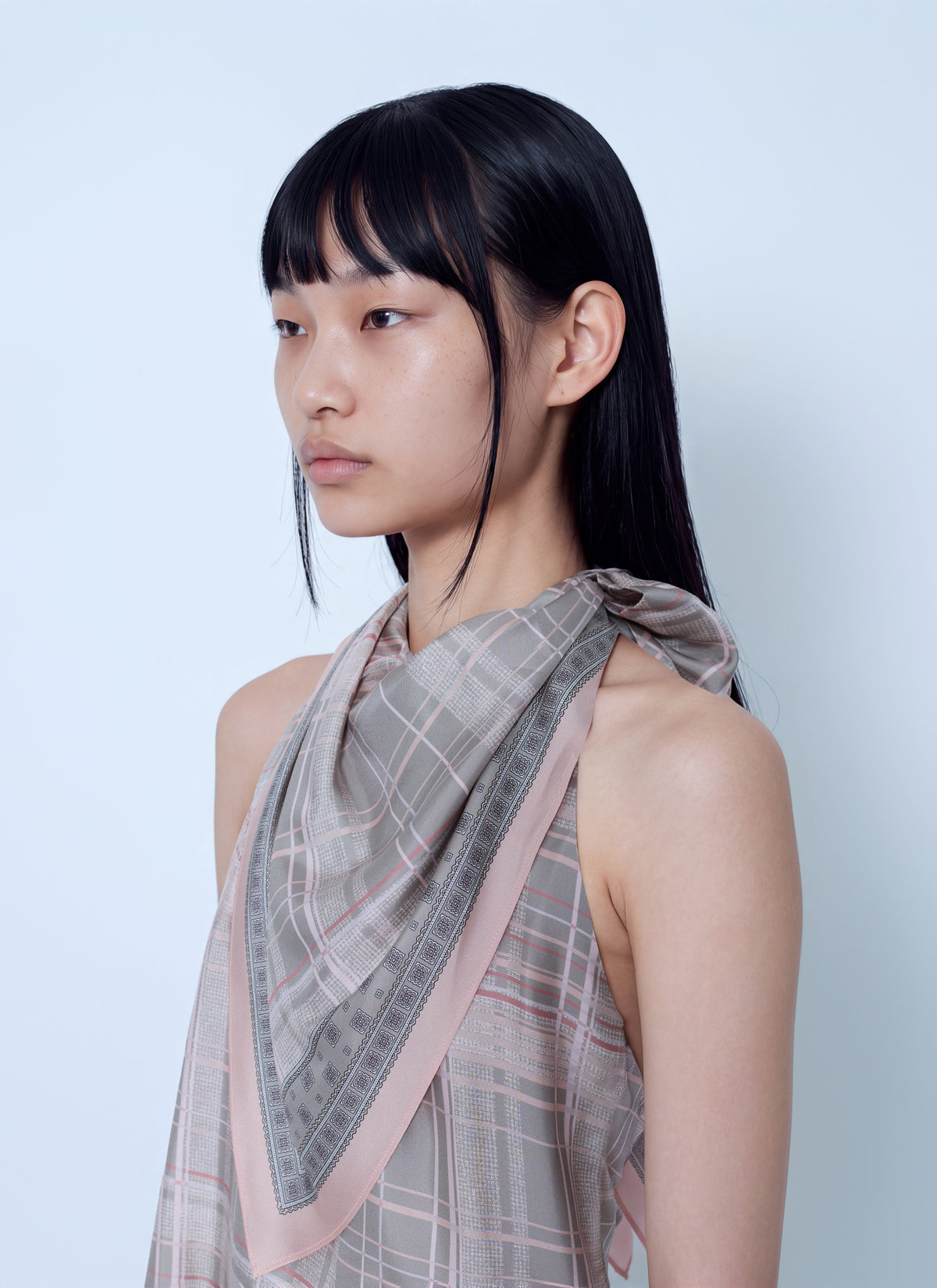 Acne Studios Women Silk Blouse With Scarf ACNE STUDIOS
