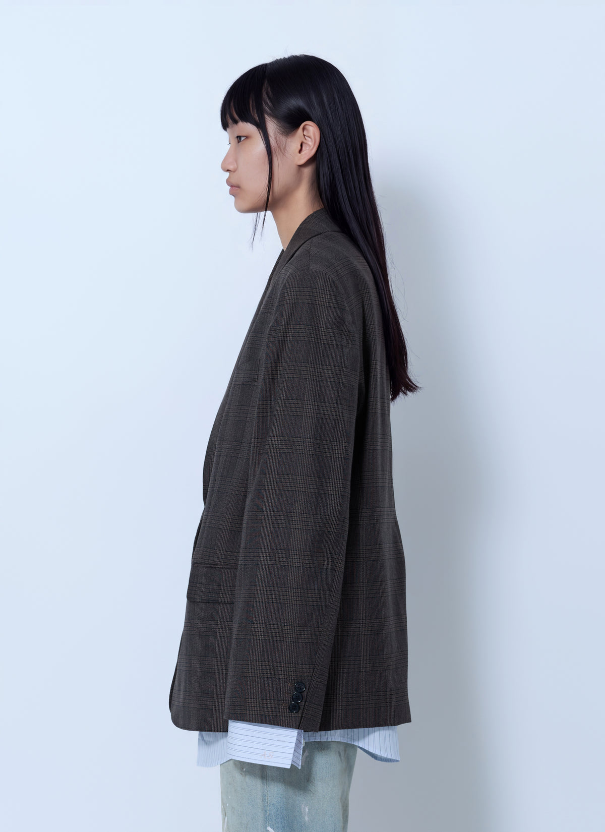 Acne Studios Women Checked Wool Blazer ACNE STUDIOS