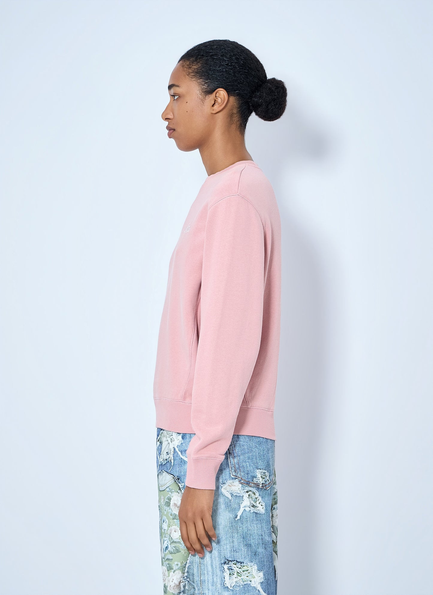 Acne Studios Women Fleece Sweatshirt With Logo ACNE STUDIOS