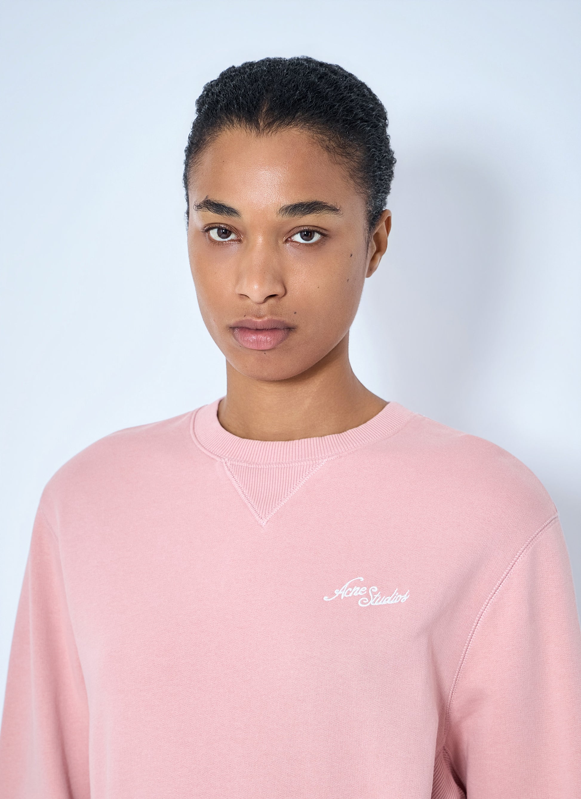 Acne Studios Women Fleece Sweatshirt With Logo ACNE STUDIOS
