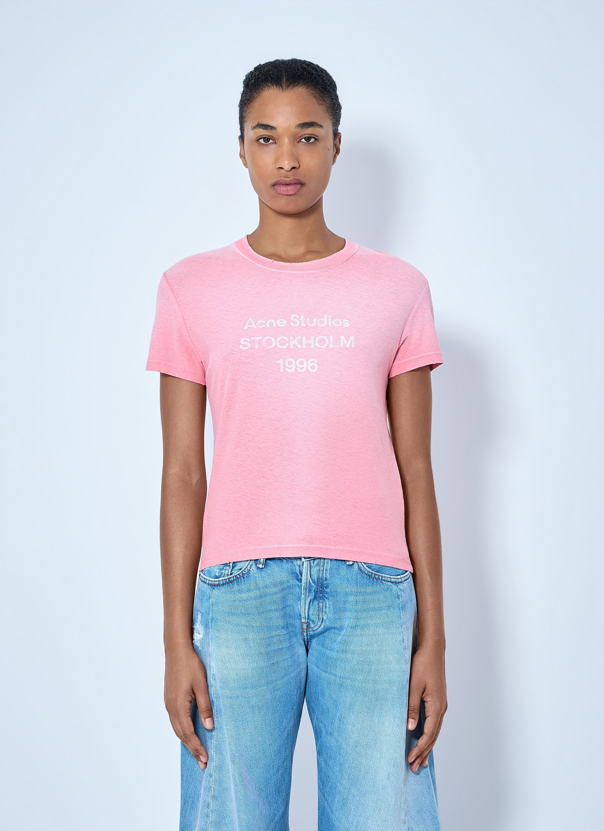 Acne Studios Women 1996 Fitted Logo T-Shirt ACNE STUDIOS