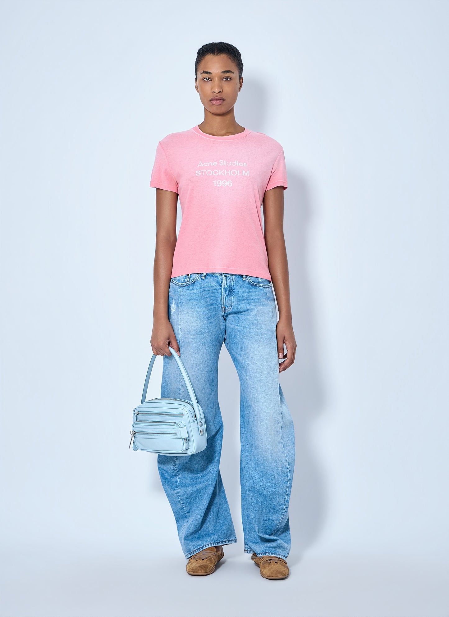 Acne Studios Women 1996 Fitted Logo T-Shirt ACNE STUDIOS