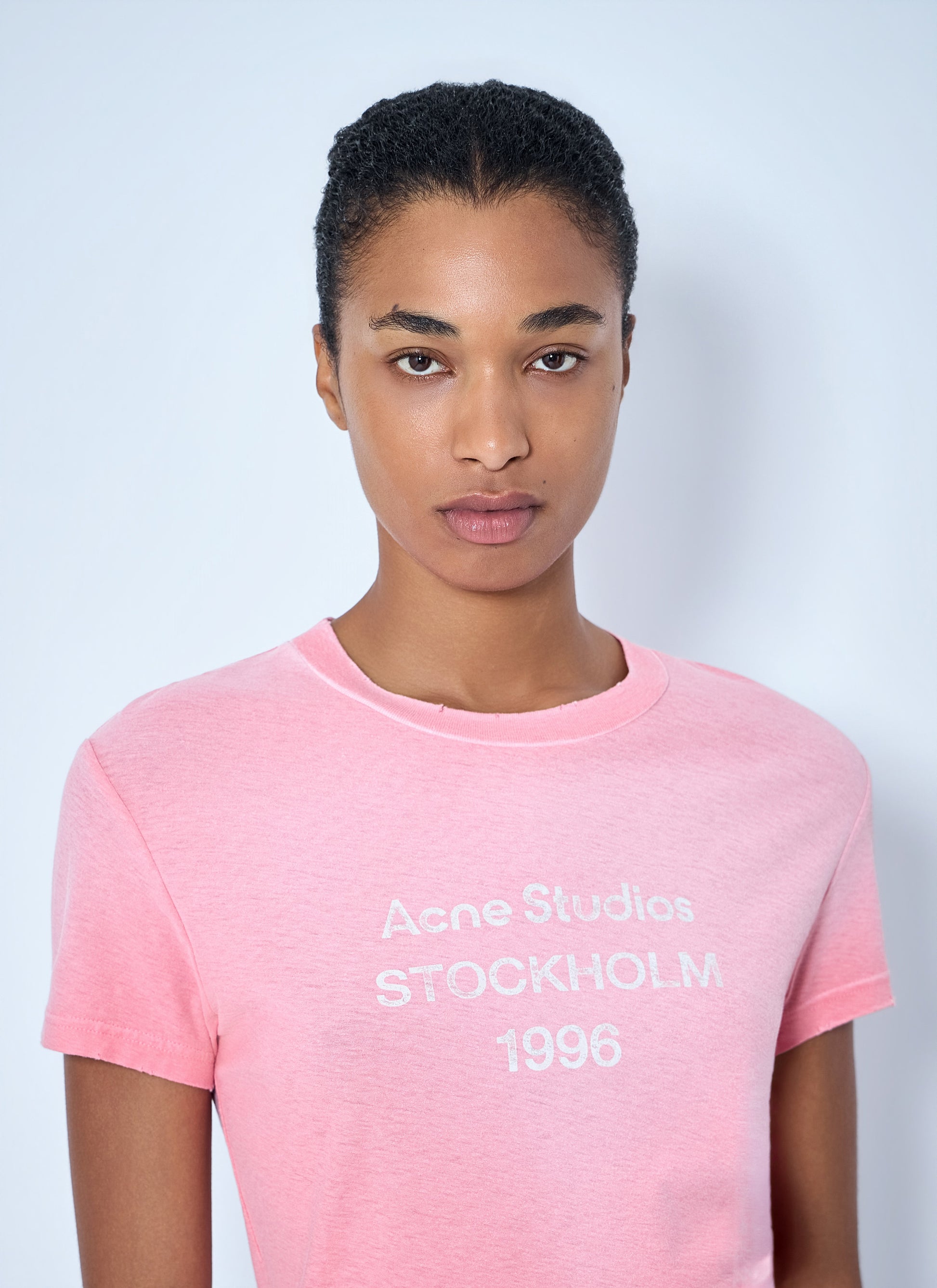 Acne Studios Women 1996 Fitted Logo T-Shirt ACNE STUDIOS
