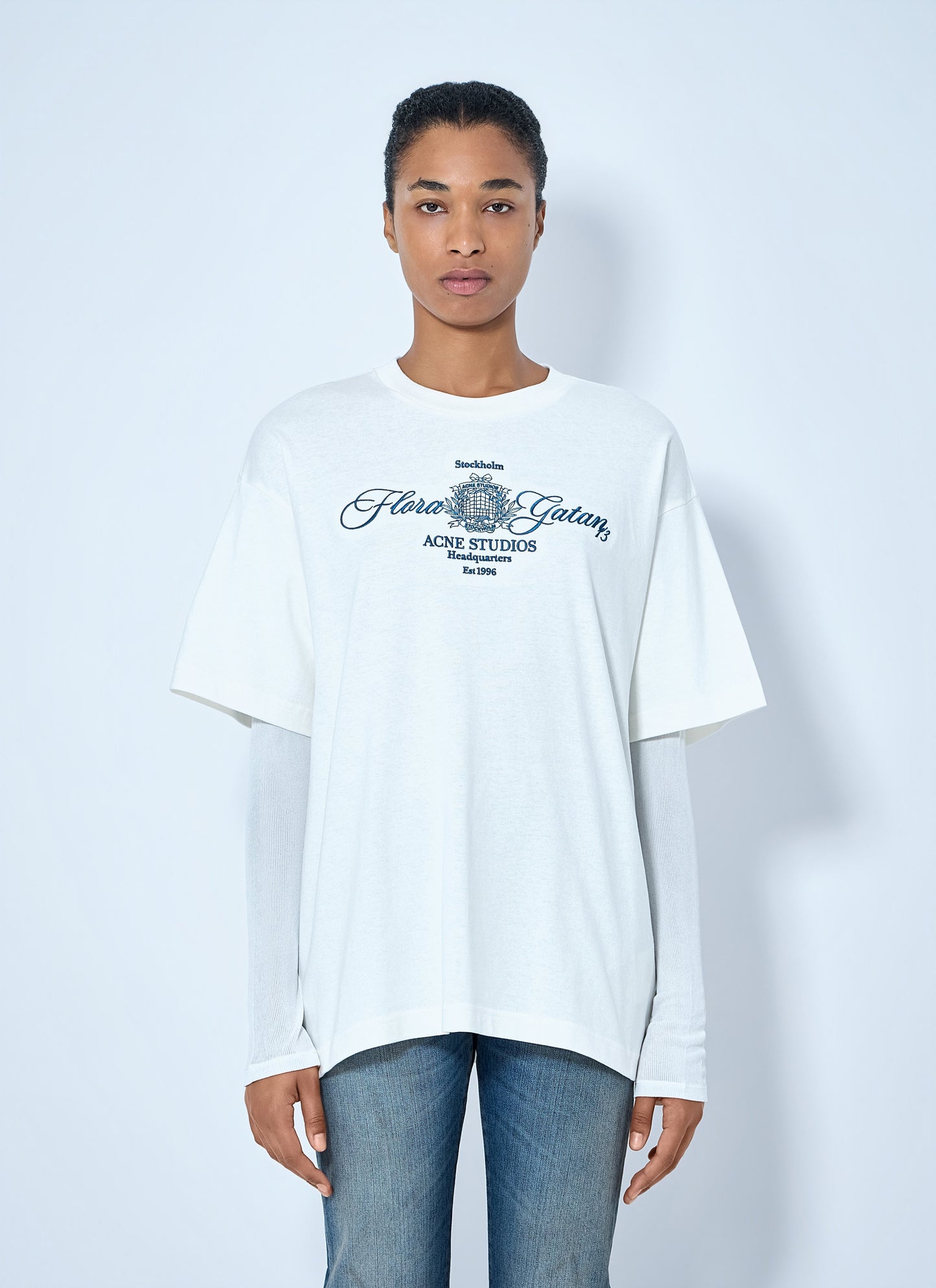 Acne Studios Women Embroidered T-Shirt ACNE STUDIOS