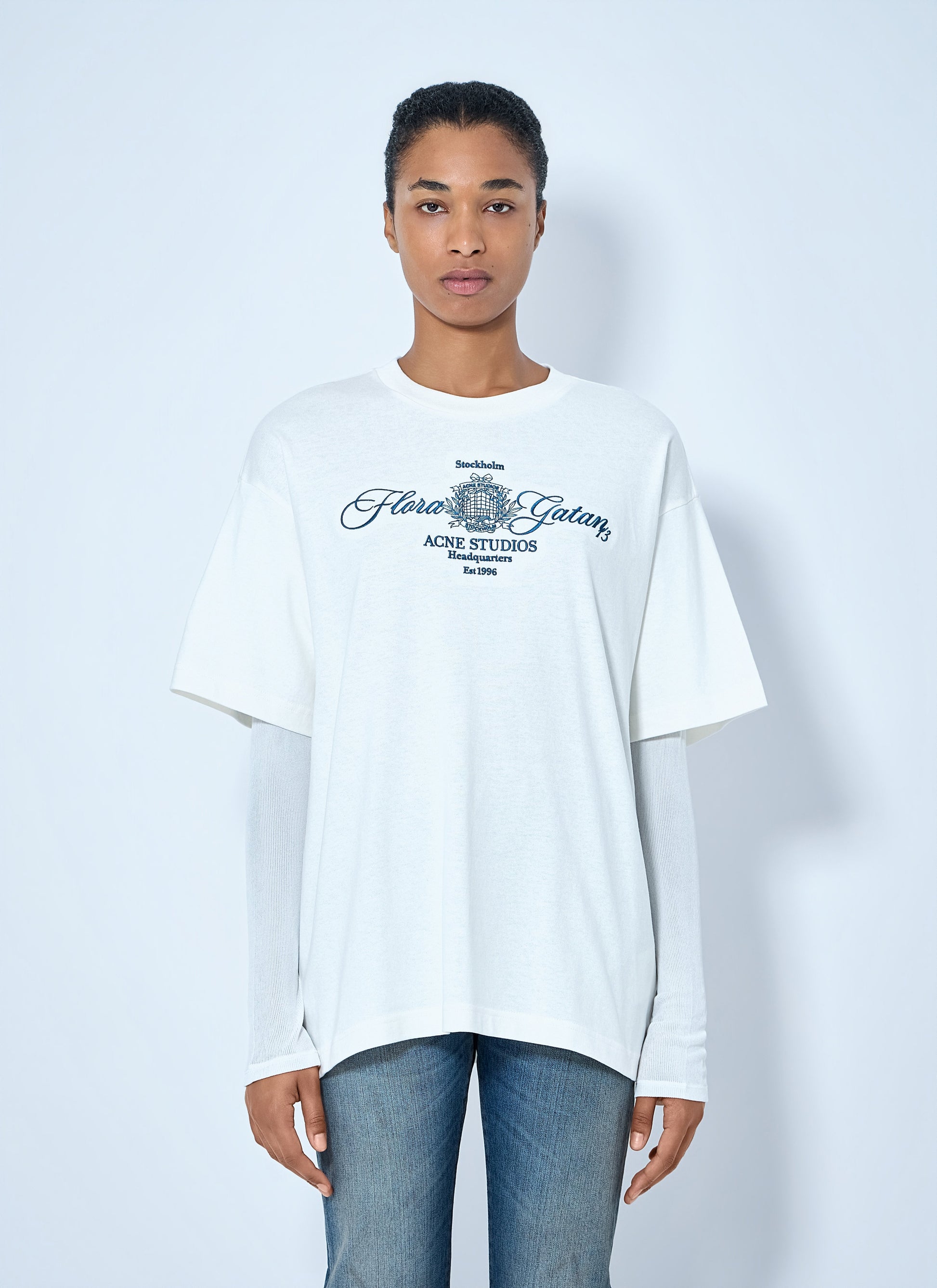 Acne Studios Women Embroidered T-Shirt ACNE STUDIOS