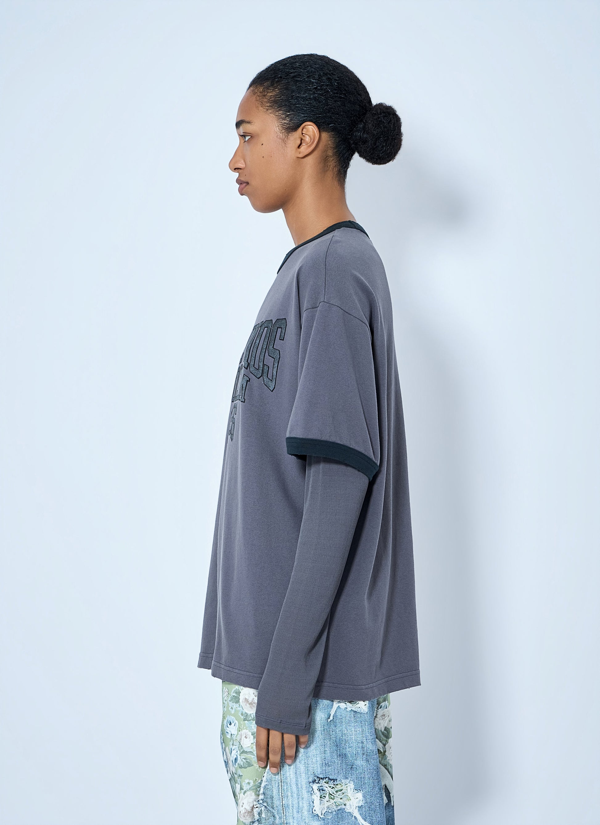 Acne Studios Women Layered Graphic T-Shirt ACNE STUDIOS