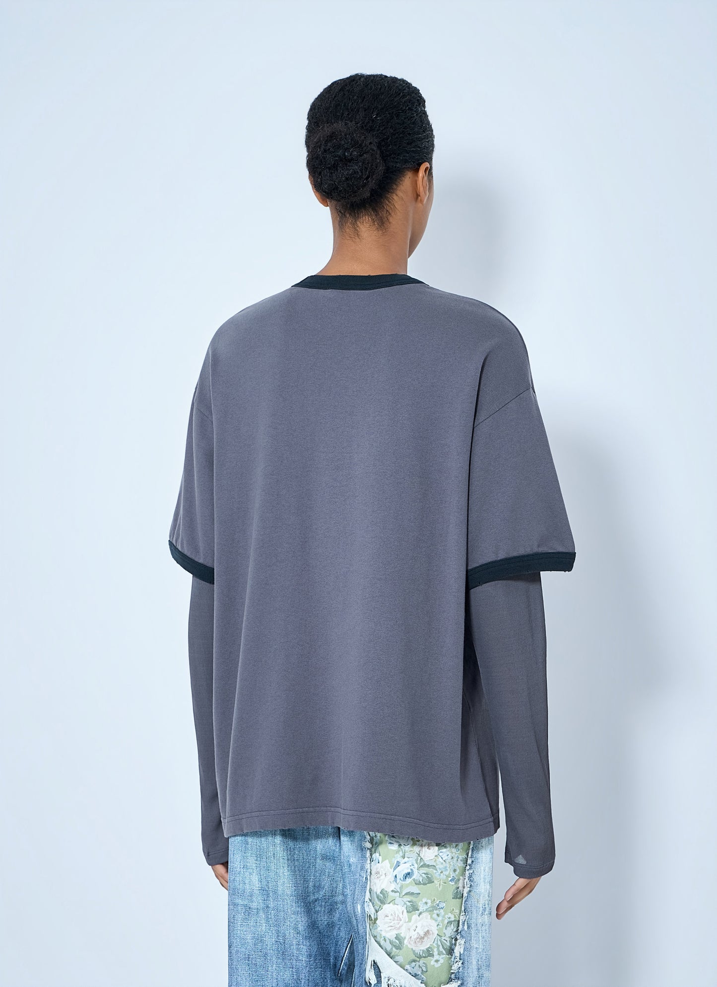 Acne Studios Women Layered Graphic T-Shirt ACNE STUDIOS