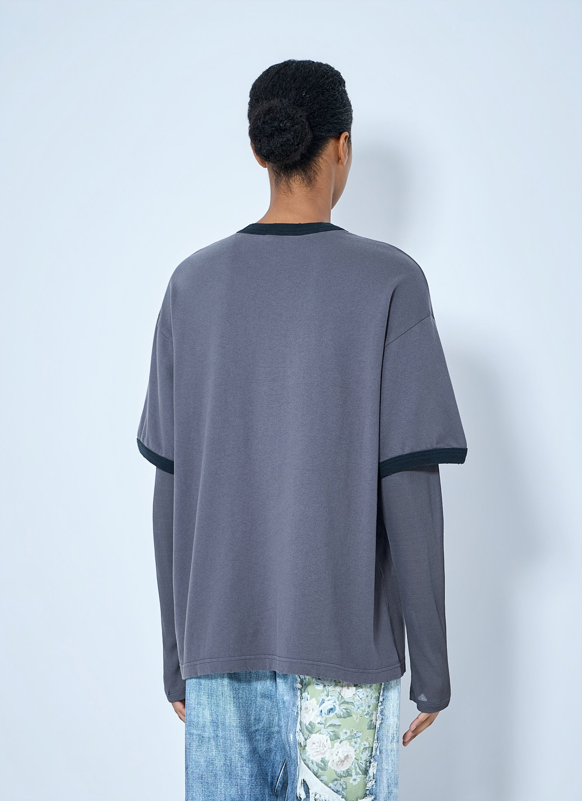 Acne Studios Women Layered Graphic T-Shirt ACNE STUDIOS