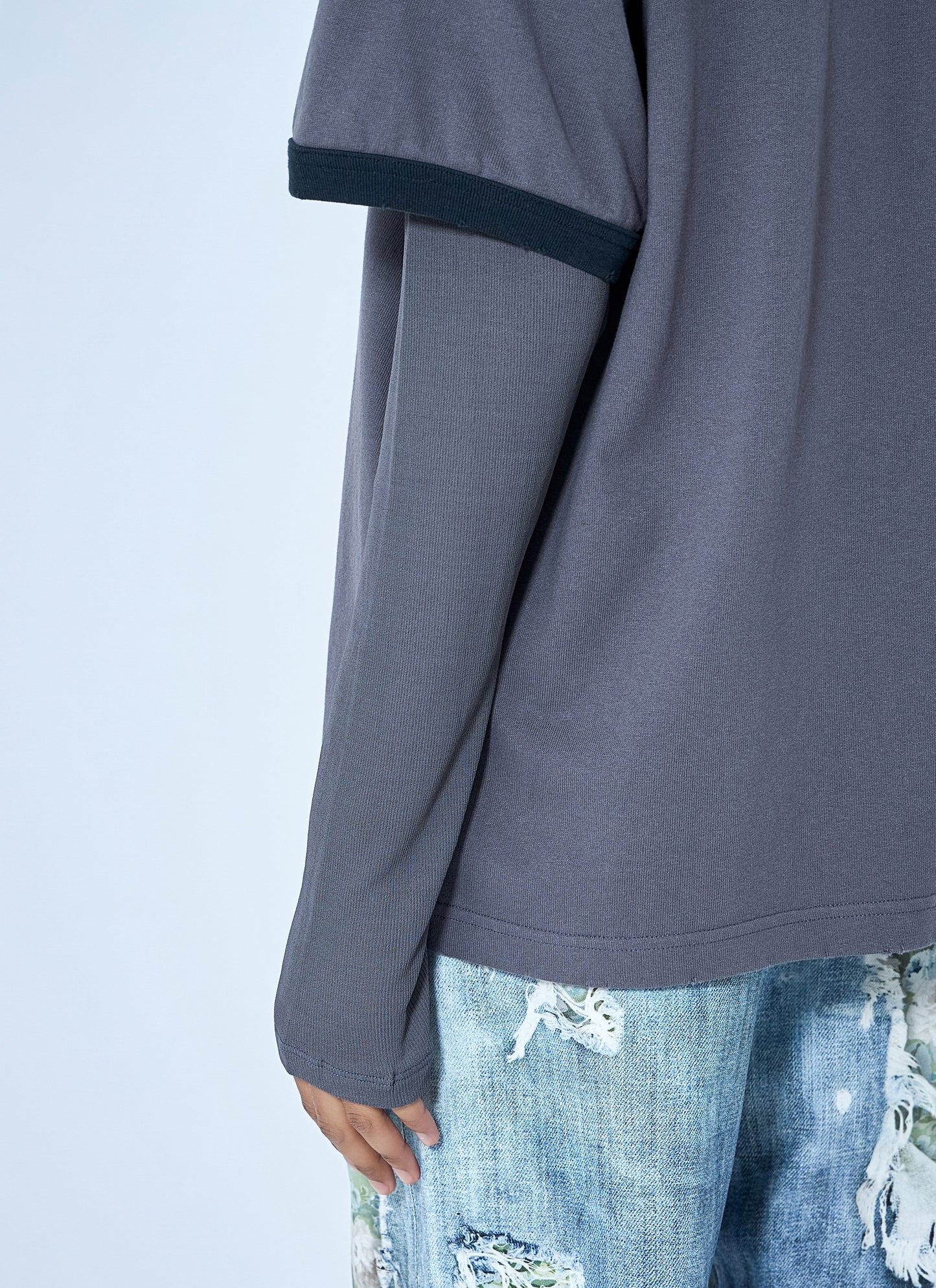 Acne Studios Women Layered Graphic T-Shirt ACNE STUDIOS