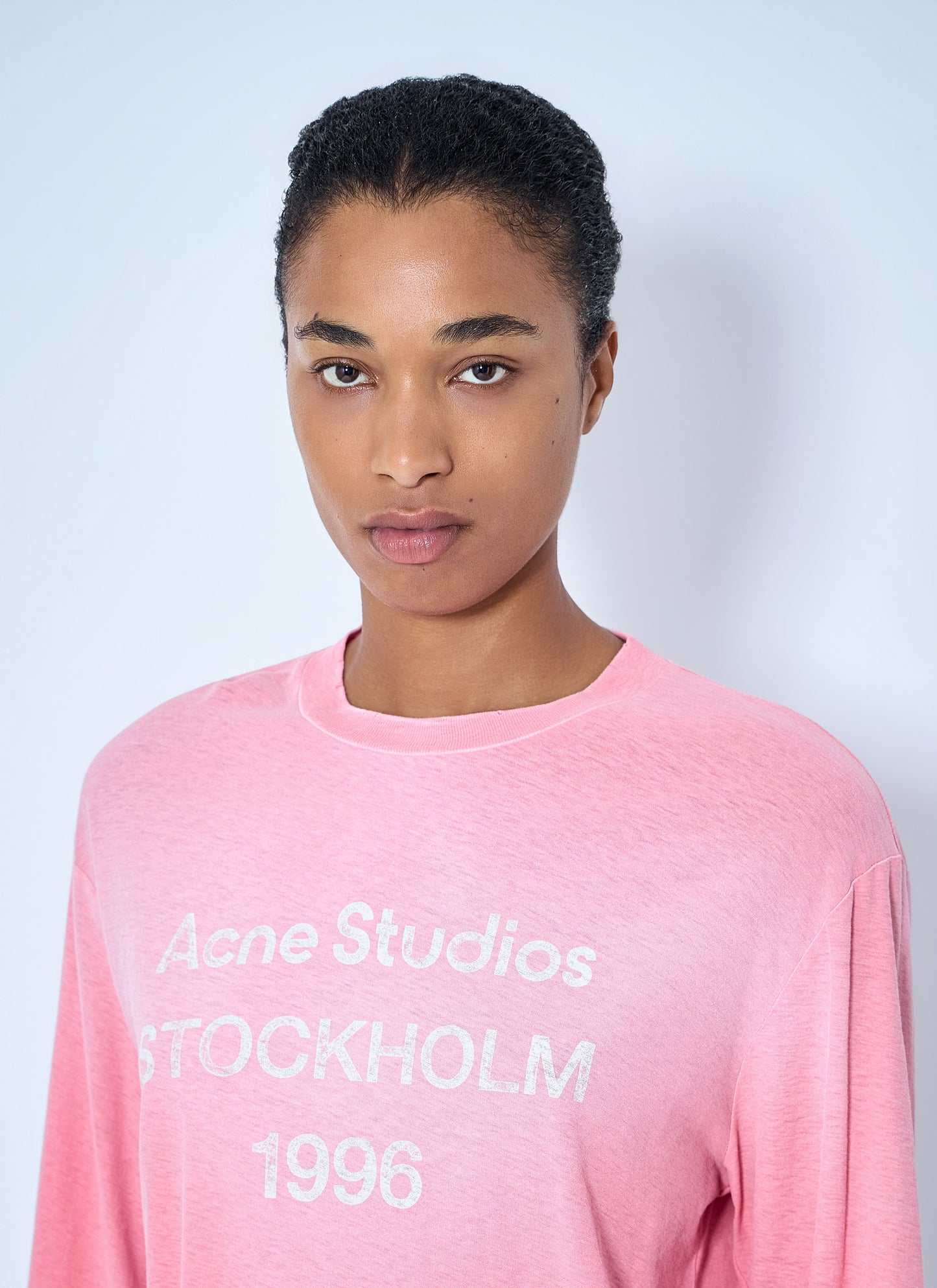 Acne Studios Women Sprayed 1996 Logo T-Shirt ACNE STUDIOS