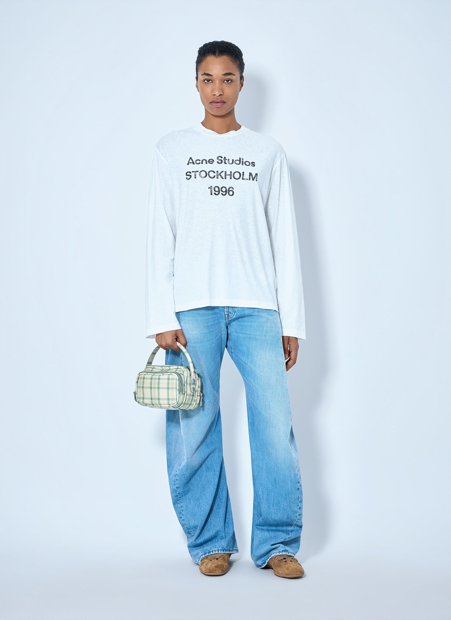 Acne Studios Women Logo Motif Long-Sleeve T-Shirt ACNE STUDIOS