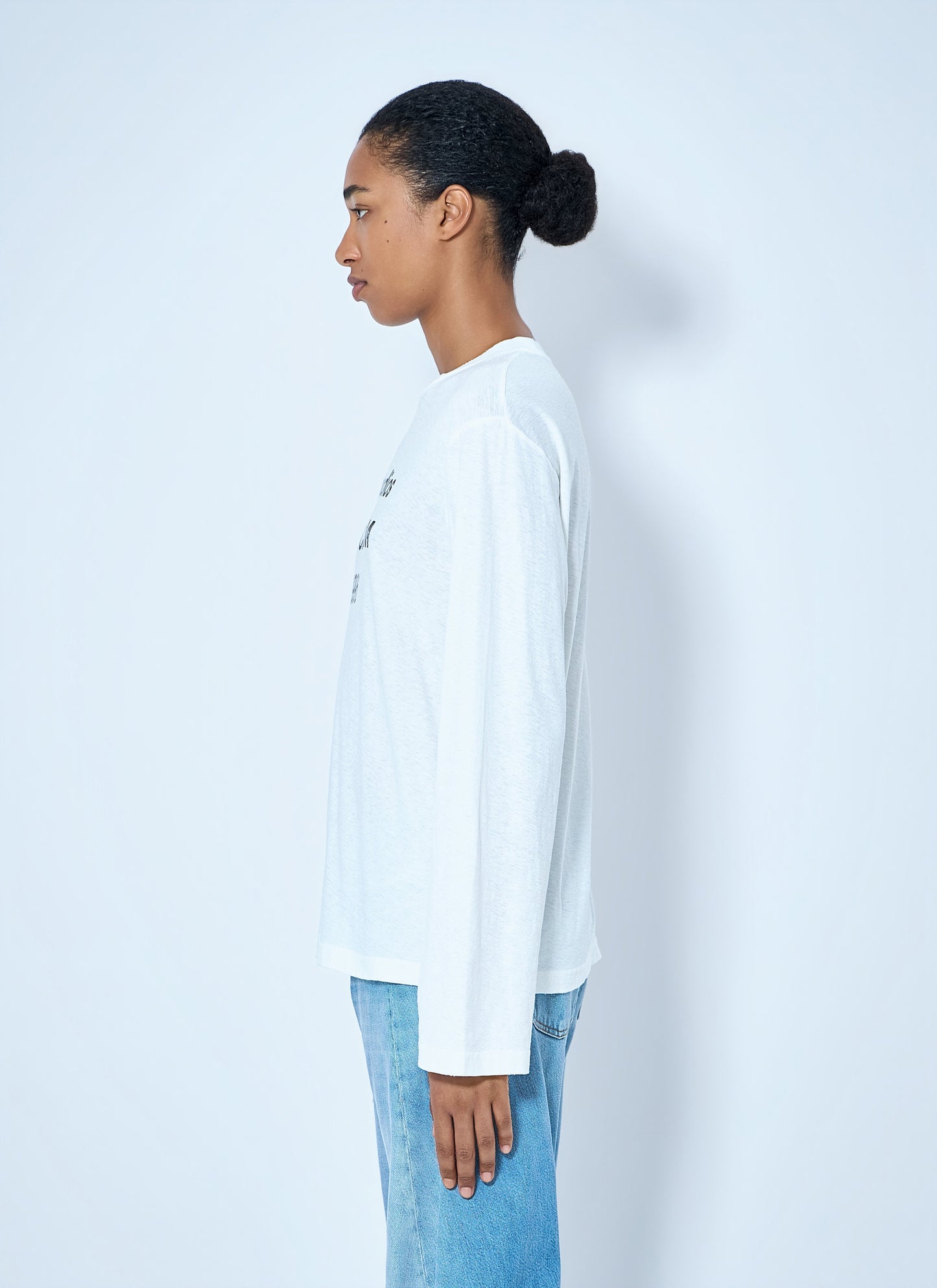 Acne Studios Women Logo Motif Long-Sleeve T-Shirt ACNE STUDIOS