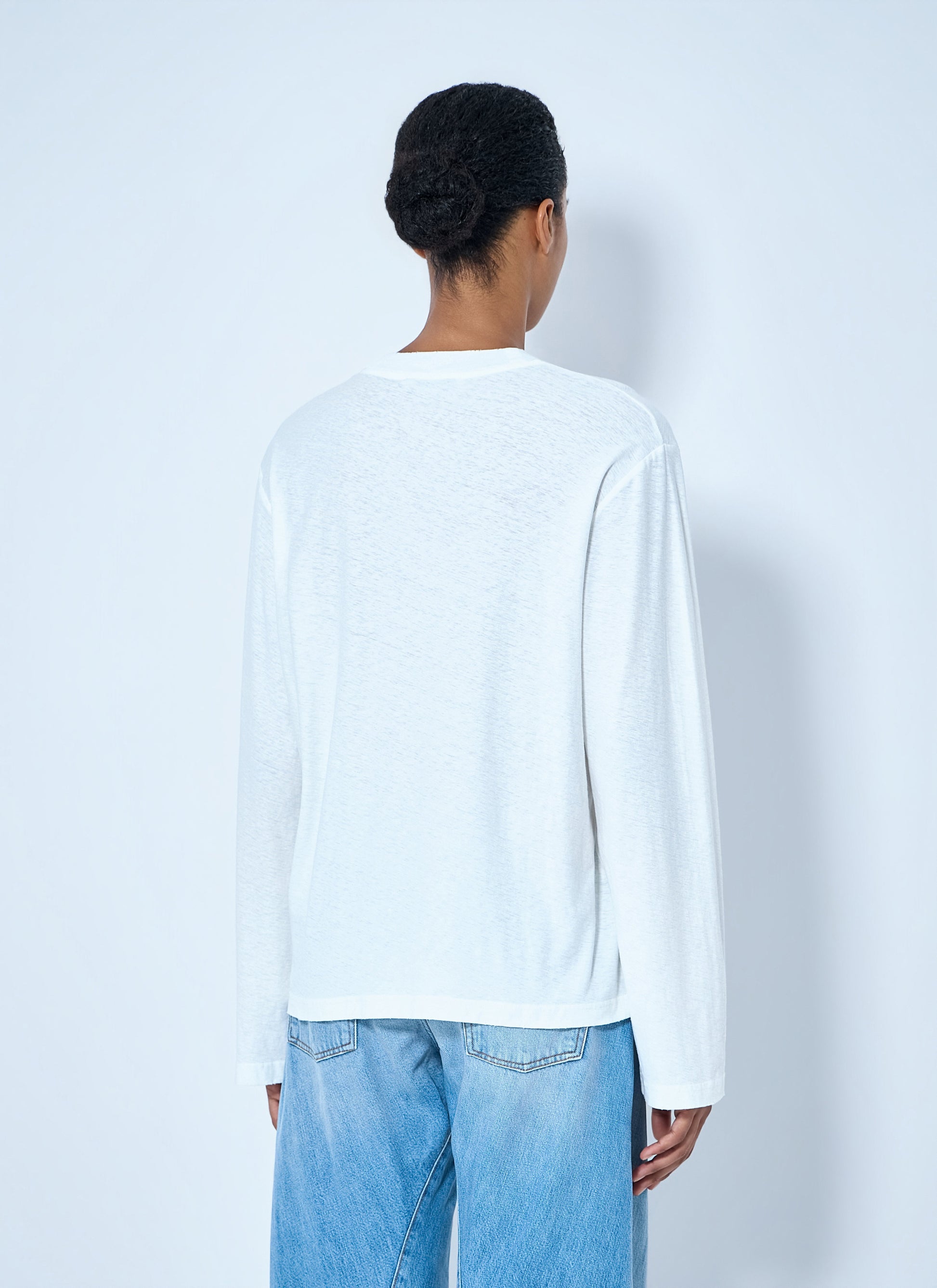 Acne Studios Women Logo Motif Long-Sleeve T-Shirt ACNE STUDIOS