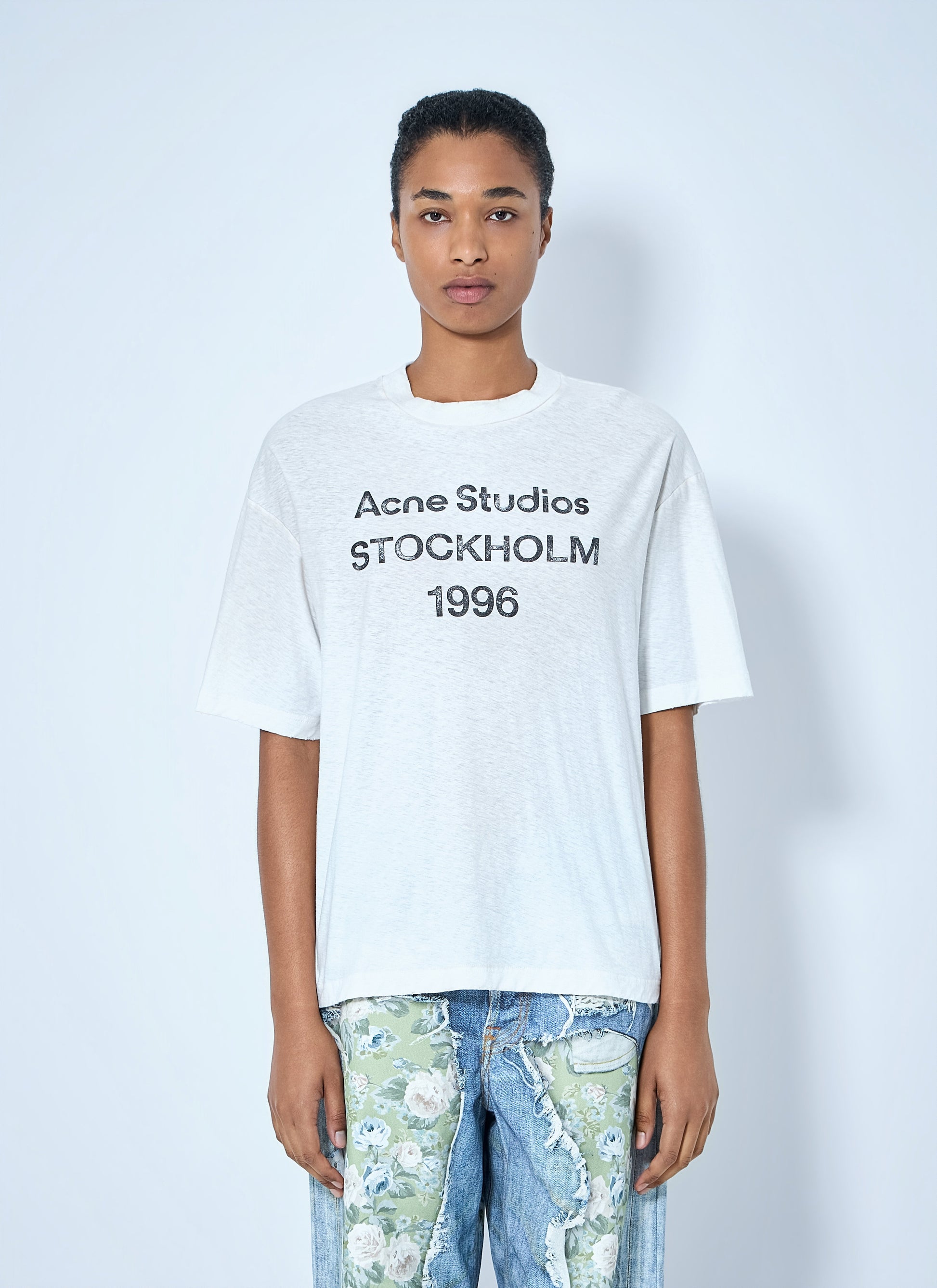 Acne Studios Women Graphic Logo T-Shirt ACNE STUDIOS